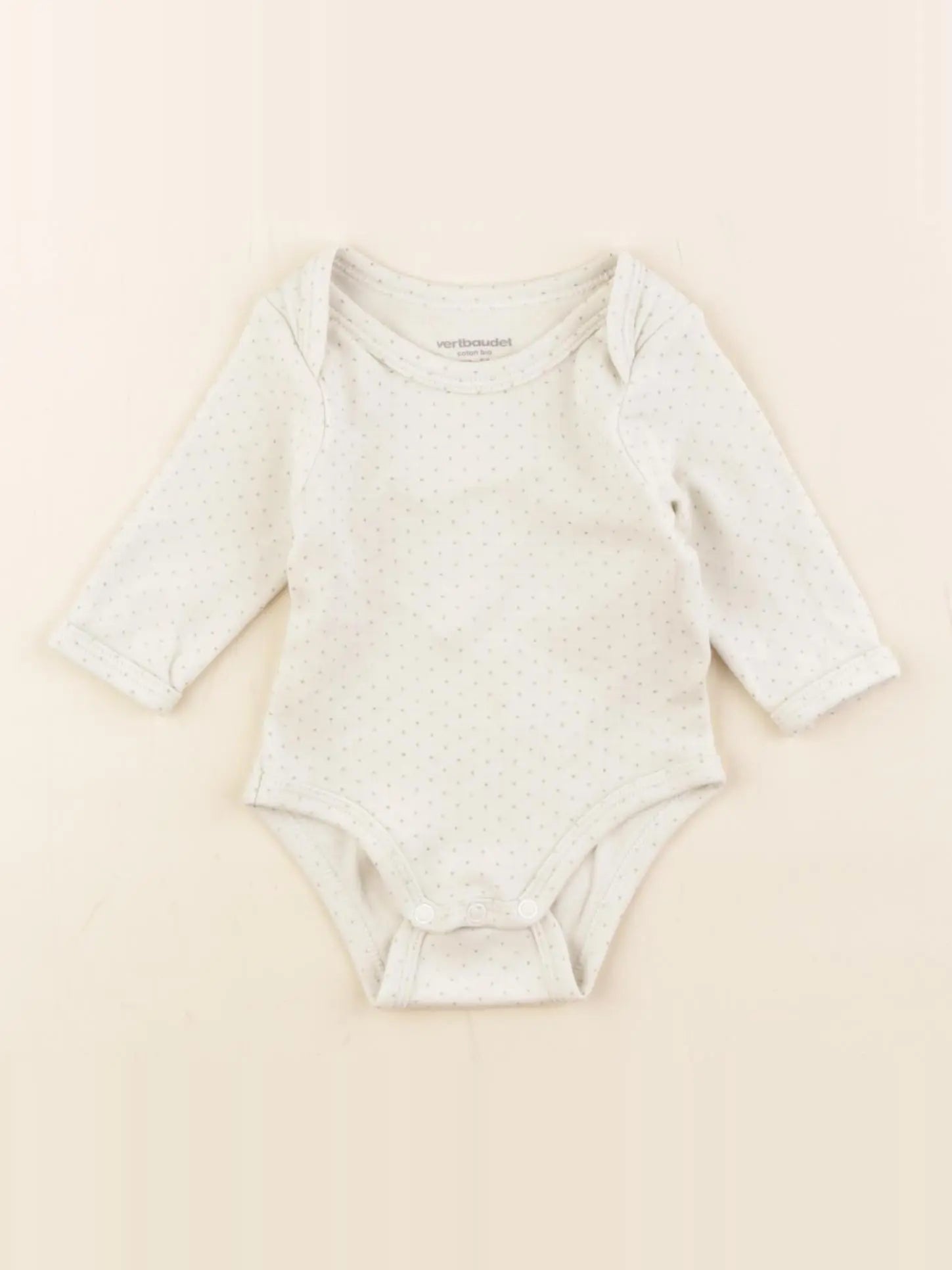 Vertbaudet - body blanc - 1 mois