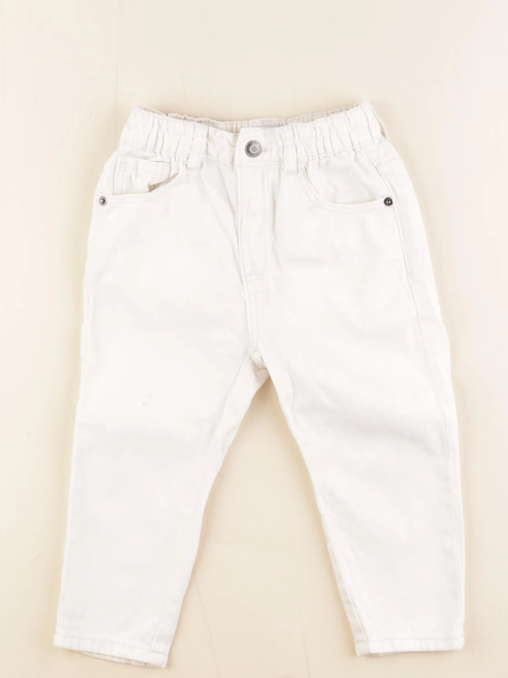 Zara - jean blanc - 18/24 mois