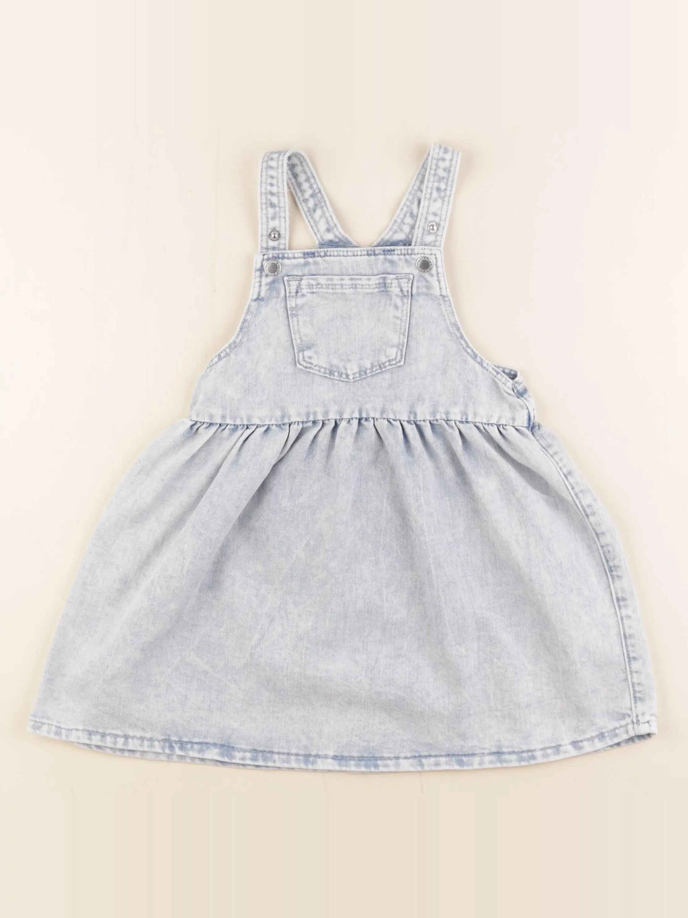 H&M - robe bleu - 18/24 mois