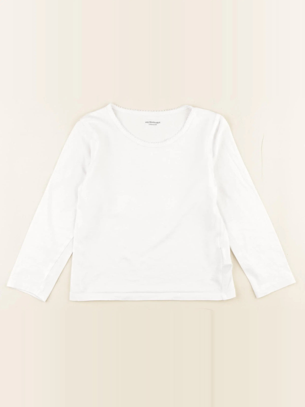 Vertbaudet - maillot de corps blanc - 5 ans