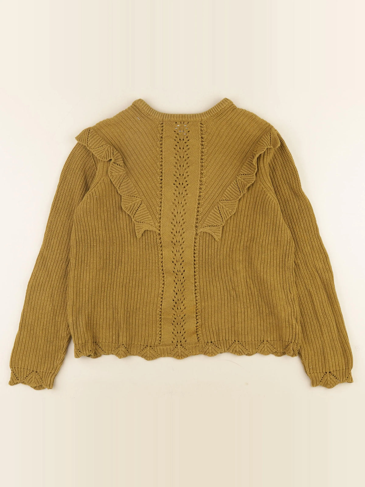 Vertbaudet - pull jaune - 14 ans