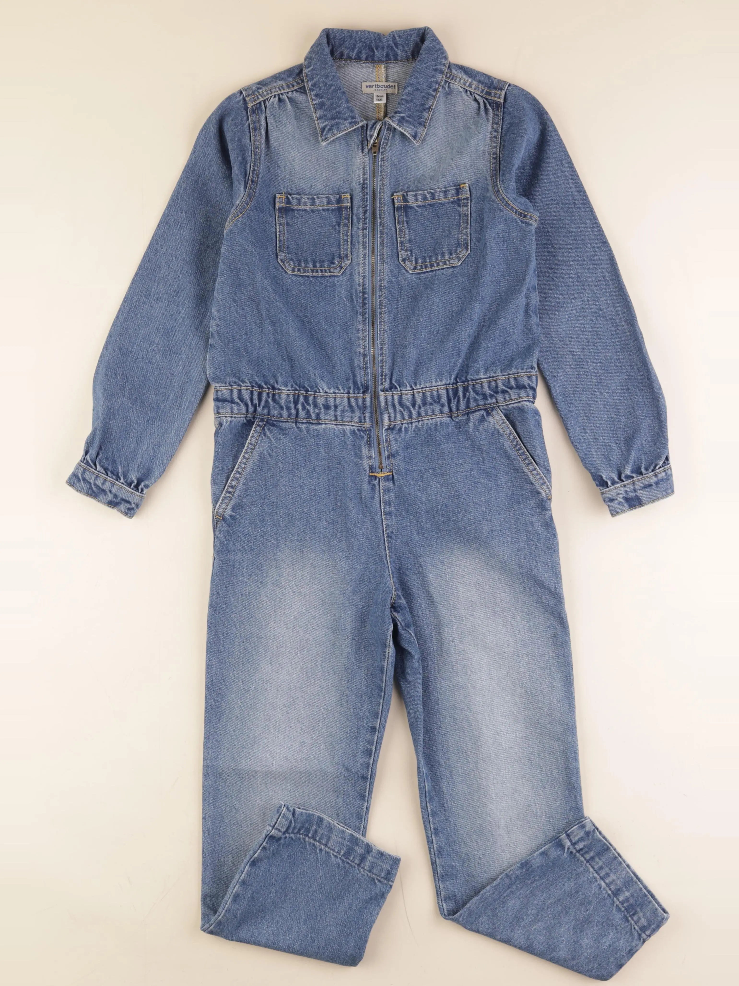 Vertbaudet - combinaison bleu - 9 ans