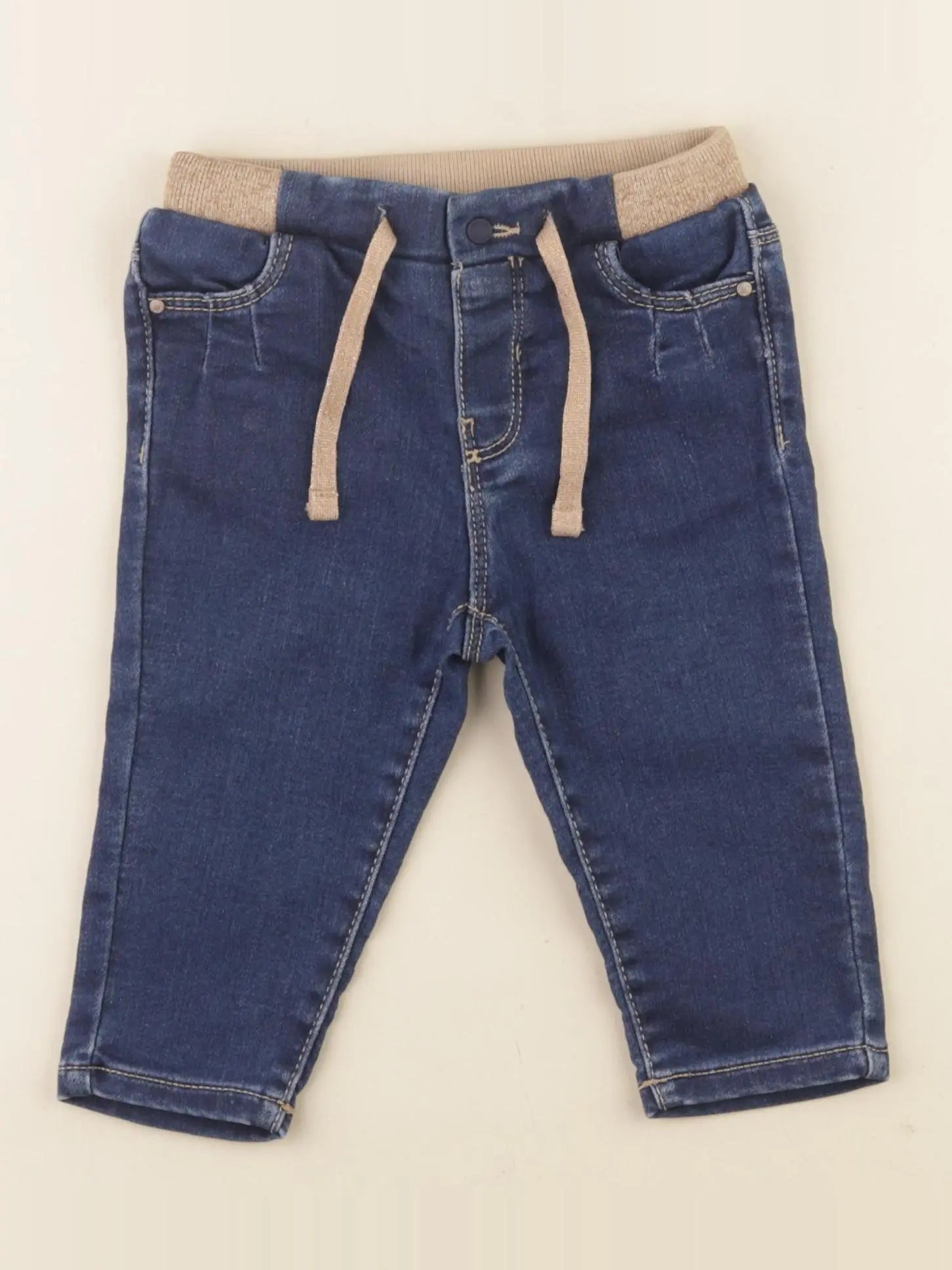 Obaïbi - jean bleu - 12 mois