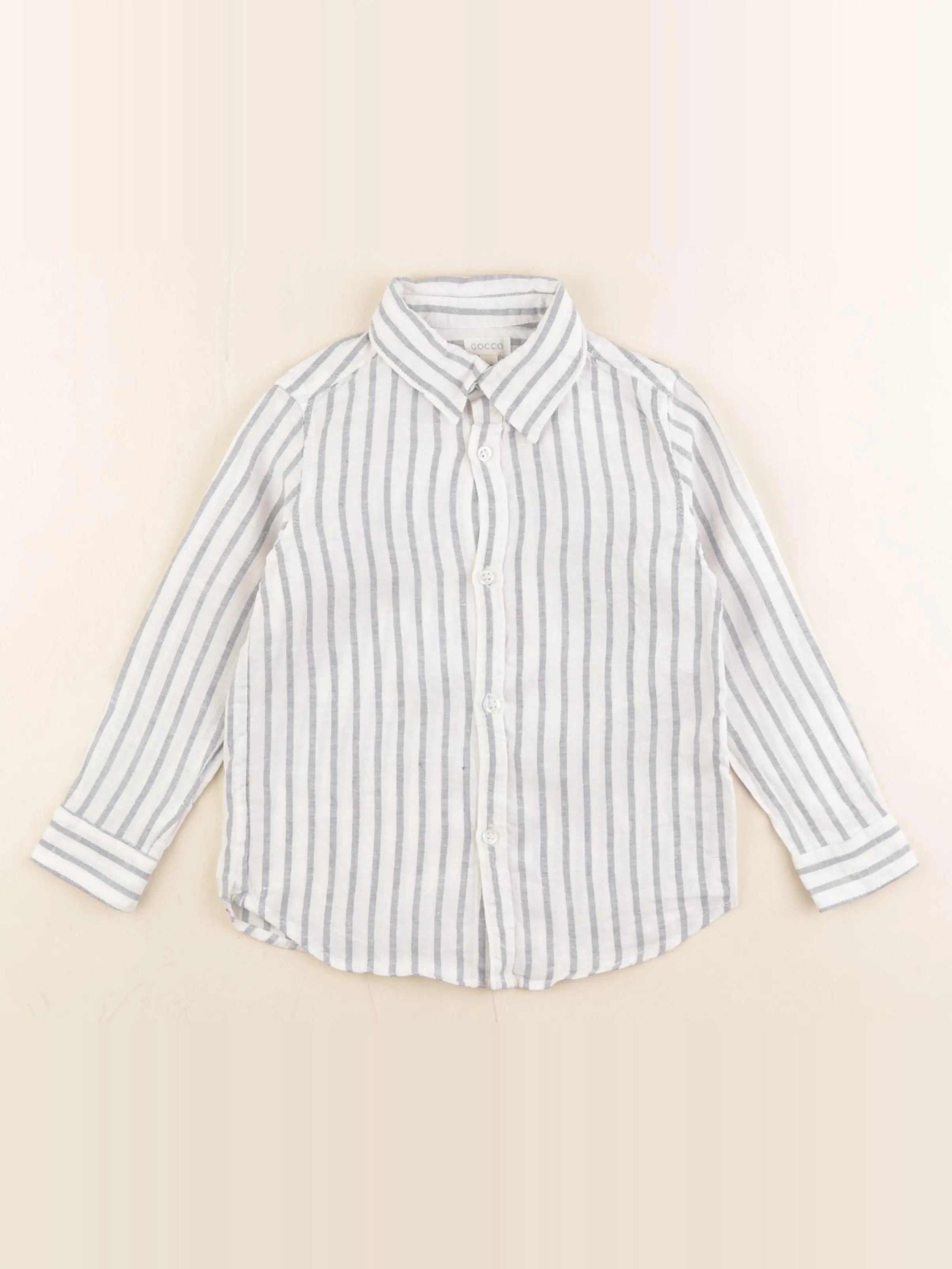 Gocco - chemise bleu - 4/5 ans