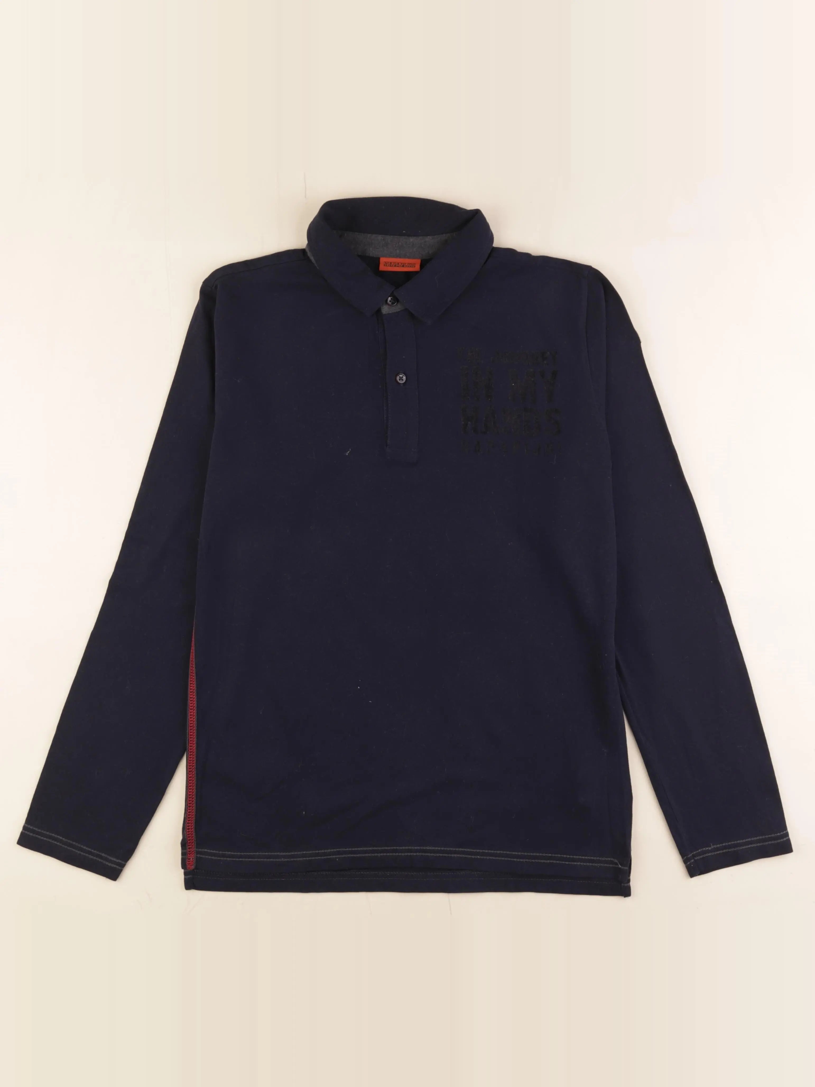 Napapijri - polo bleu - 14 ans