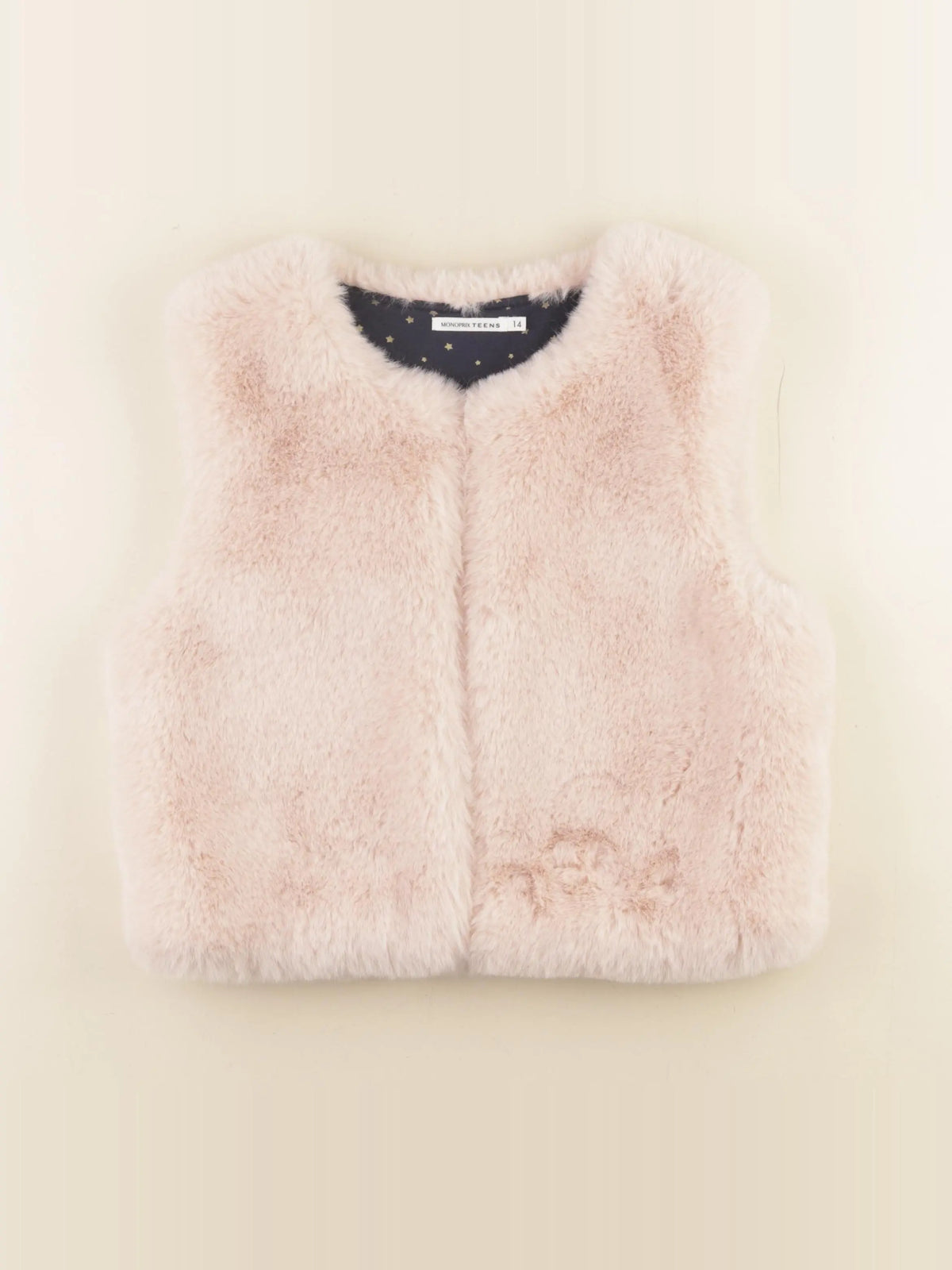Monoprix - gilet rose - 14 ans