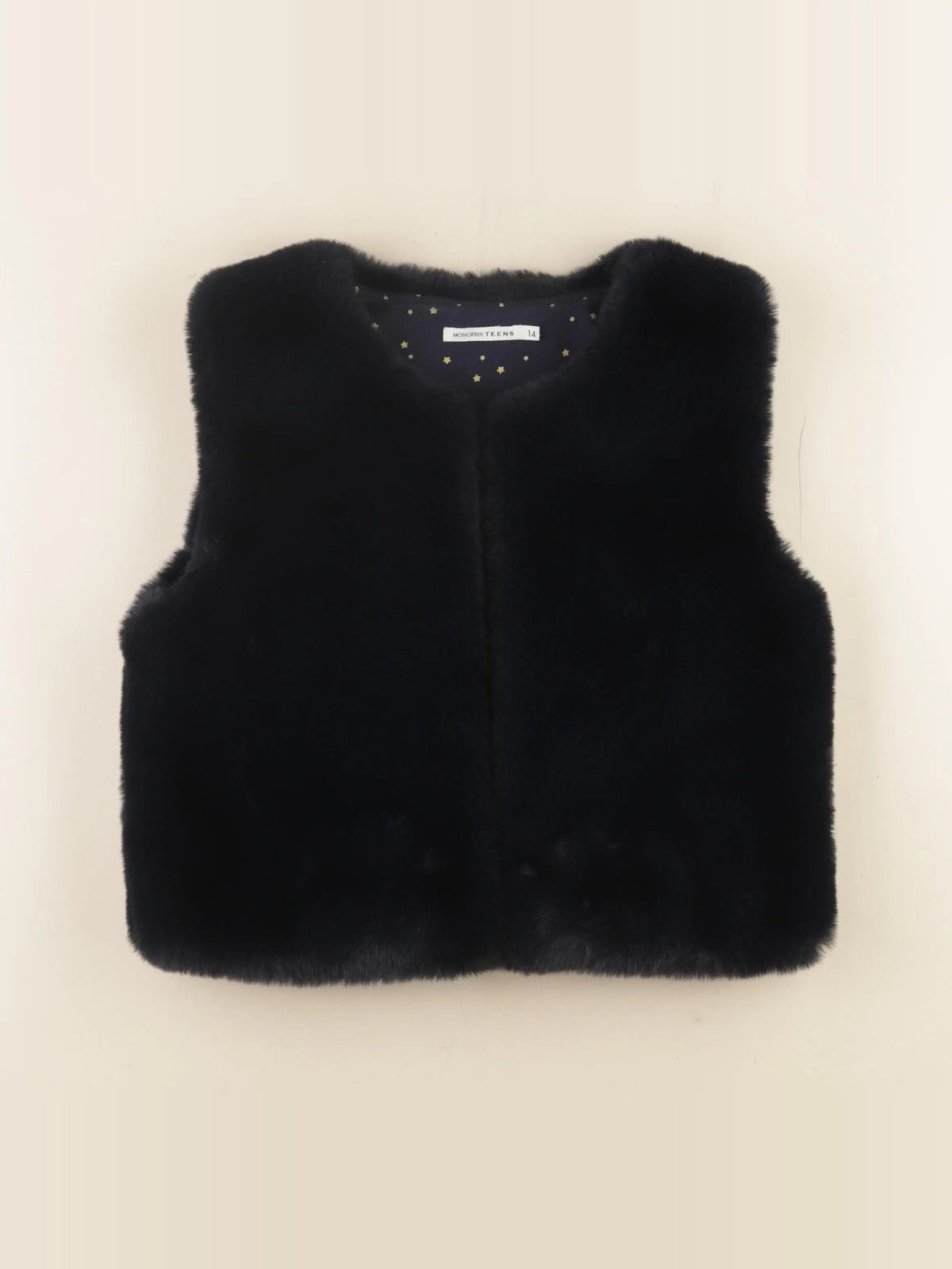 Monoprix - gilet bleu - 14 ans