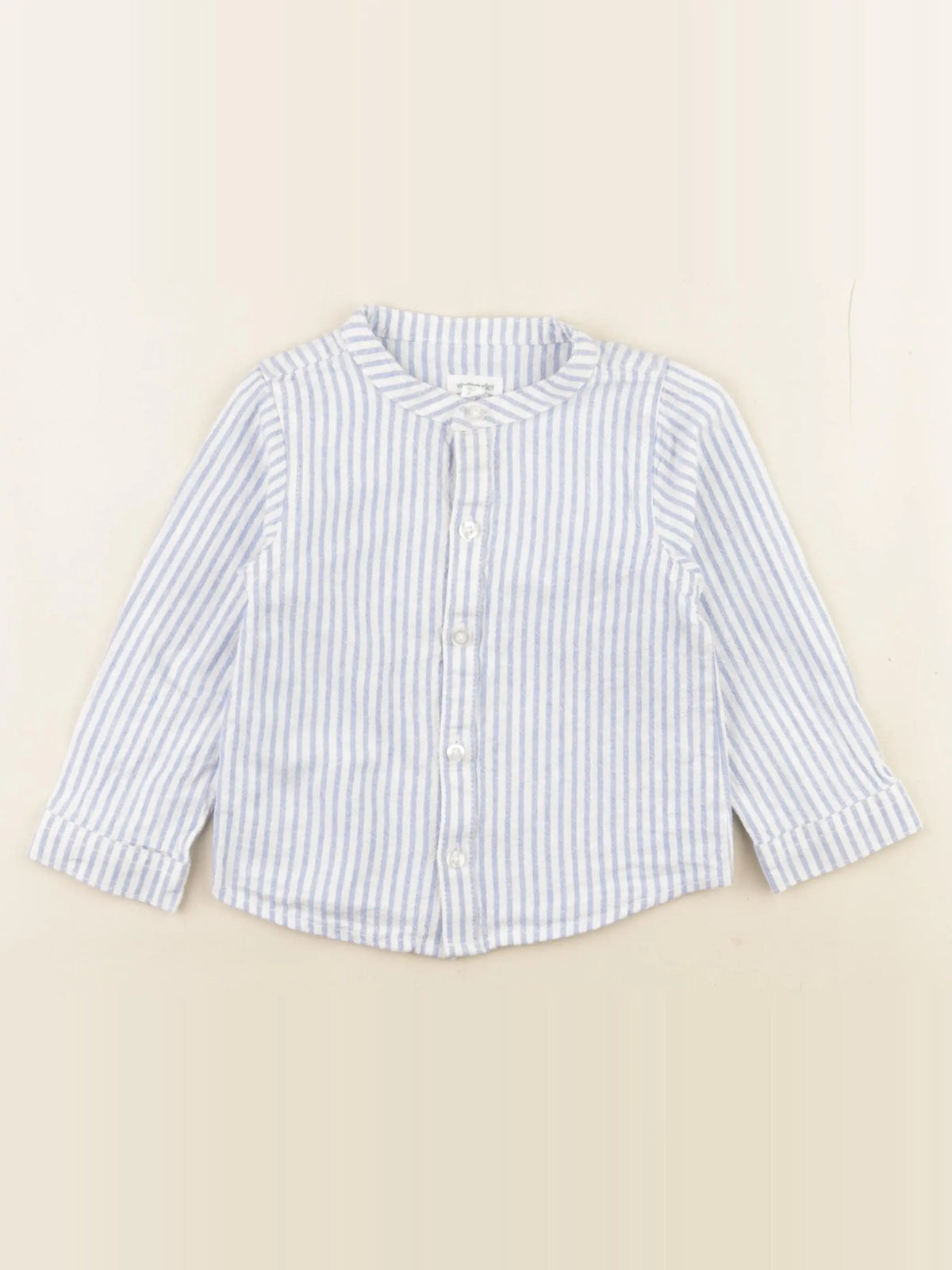 Vertbaudet - chemise bleu - 24 mois
