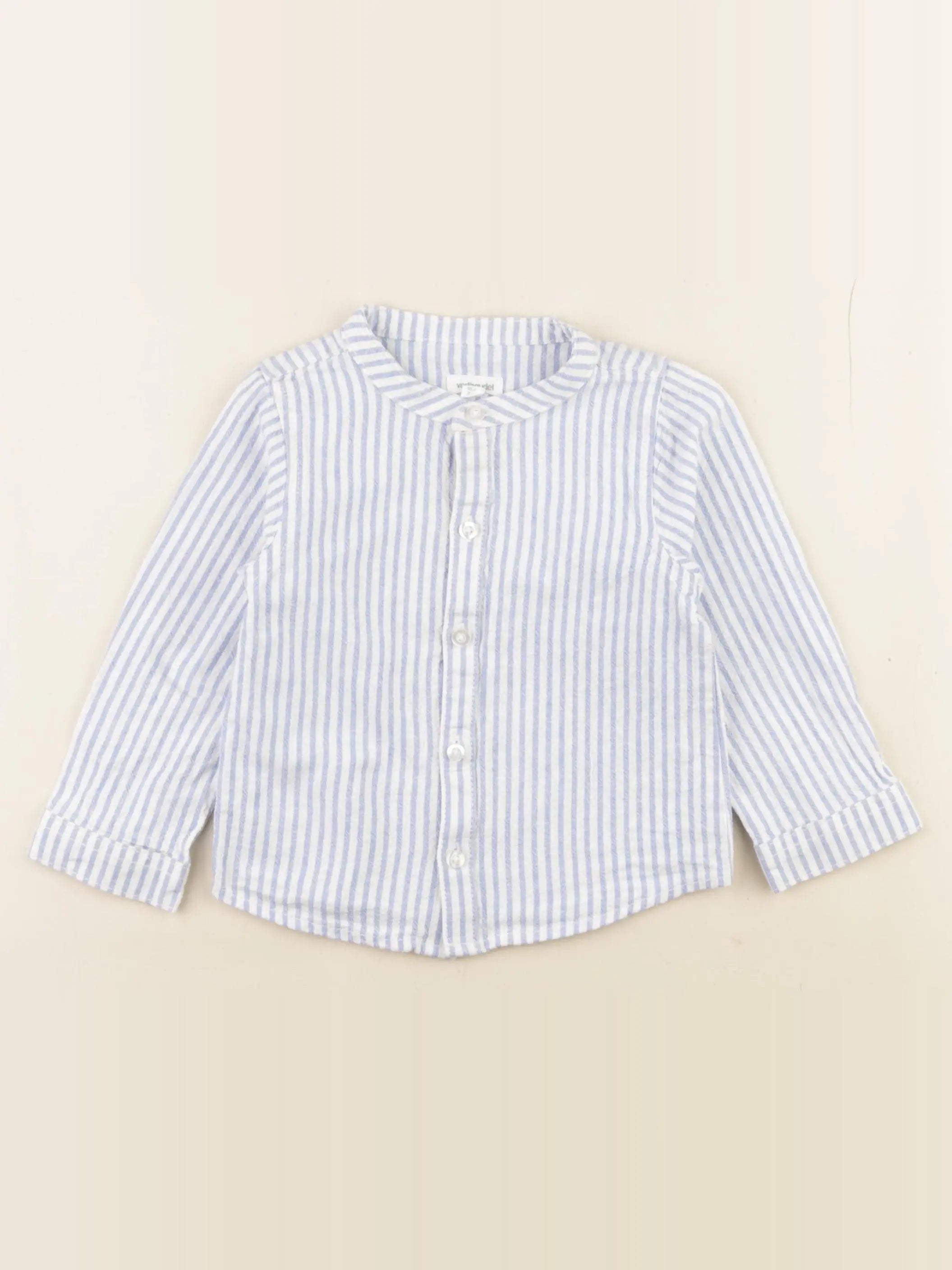 Vertbaudet - chemise bleu - 24 mois