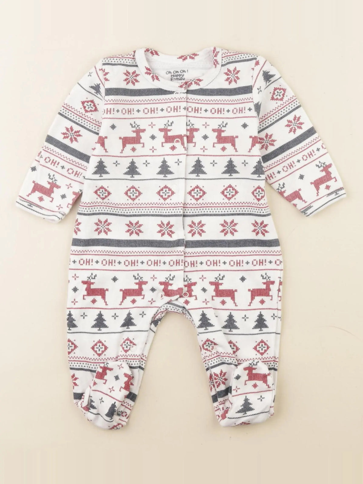 Vertbaudet - pyjama coton multicolore - 3 mois