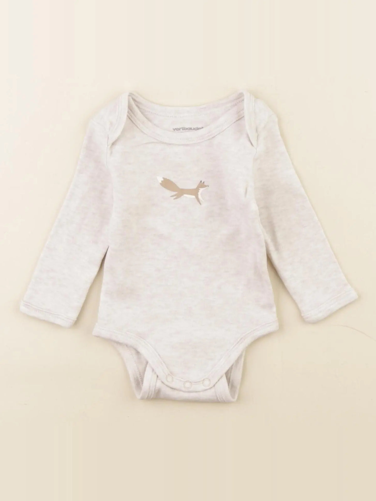 Vertbaudet - body beige - 3 mois