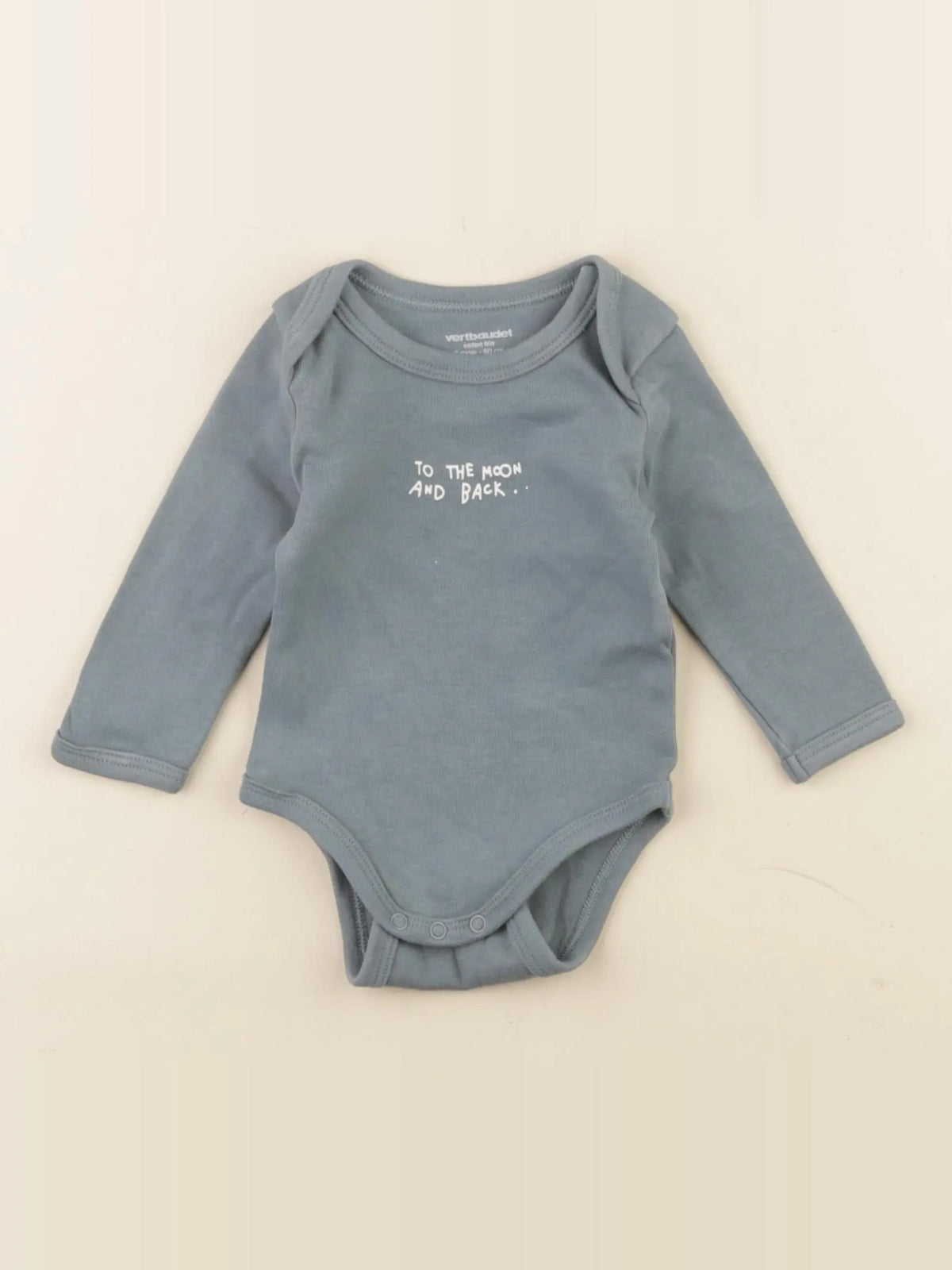 Vertbaudet - body vert - 3 mois