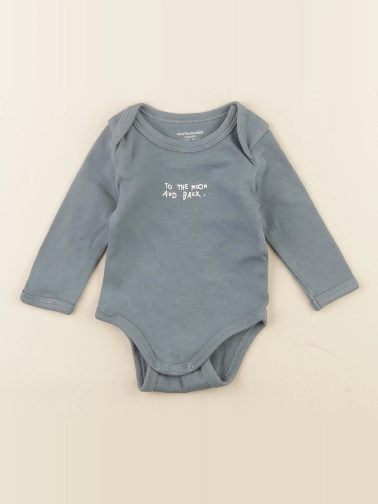 Vertbaudet - body vert - 3 mois