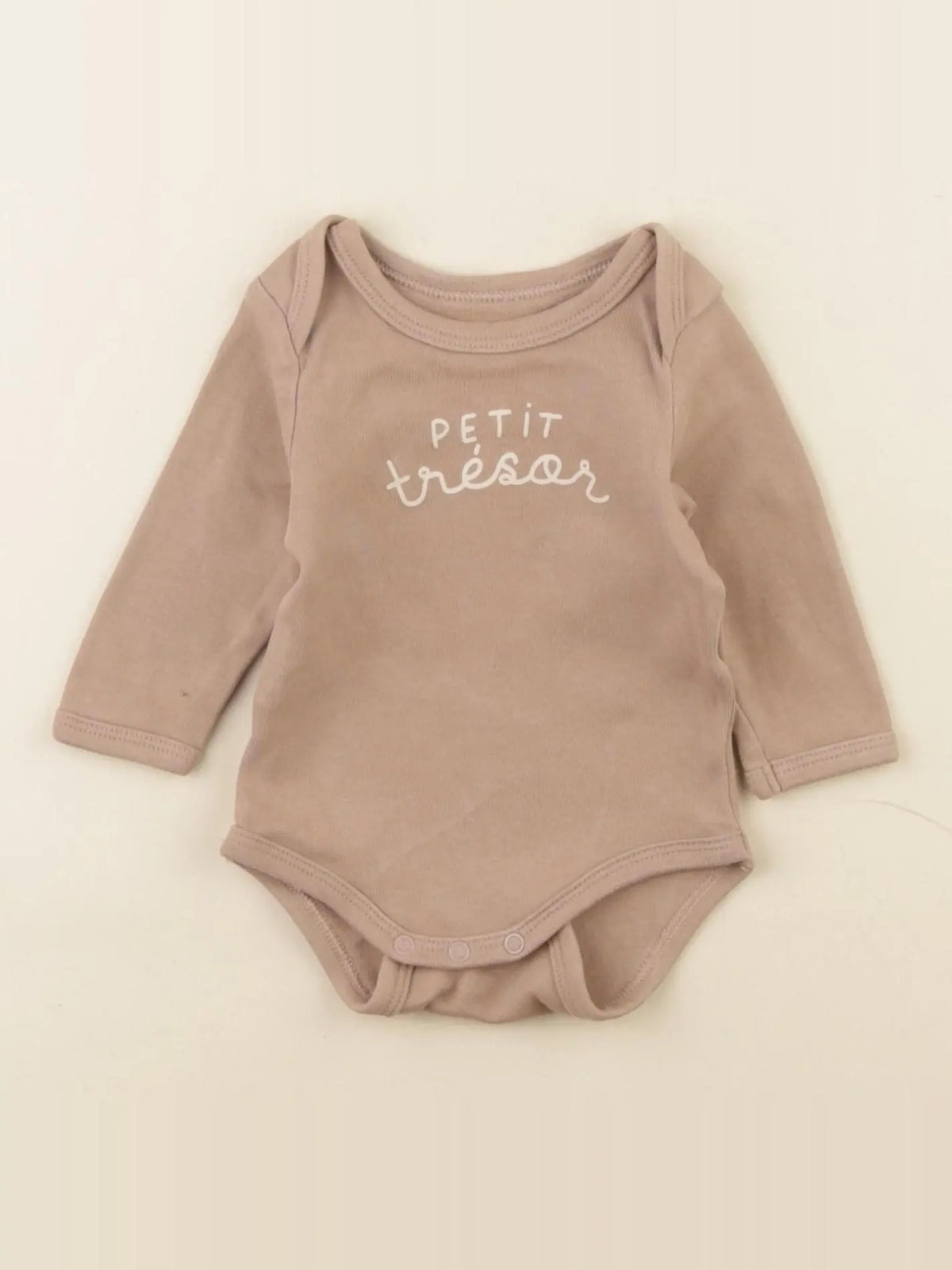 Vertbaudet - body marron - 3 mois