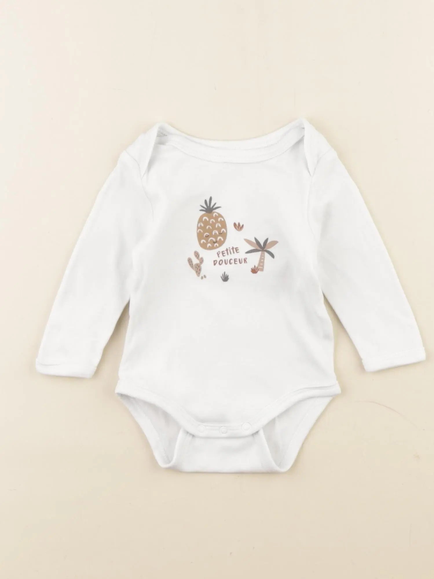 Vertbaudet - body blanc - 3 mois