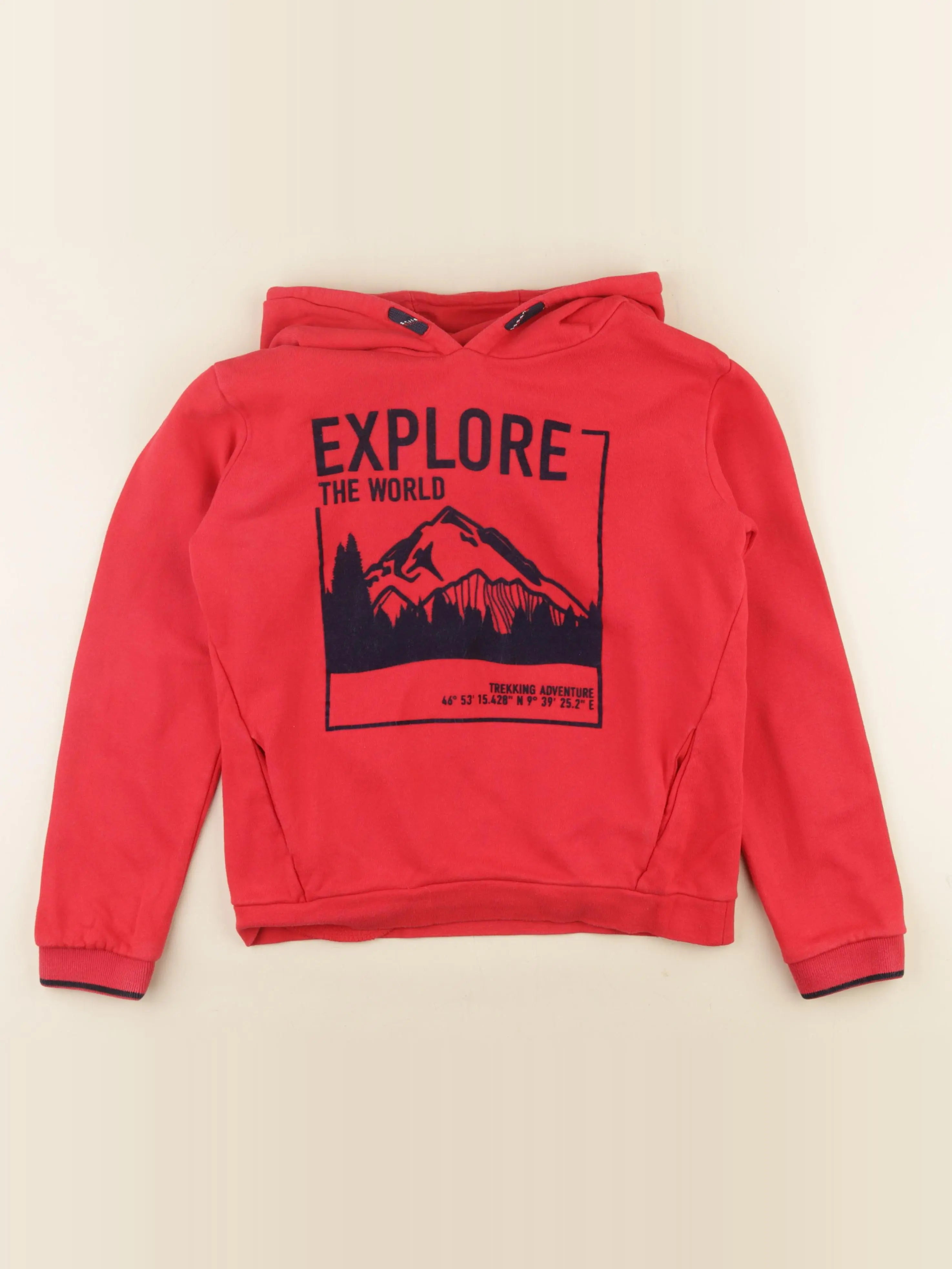 Little Cigogne - sweat rouge - 12 ans