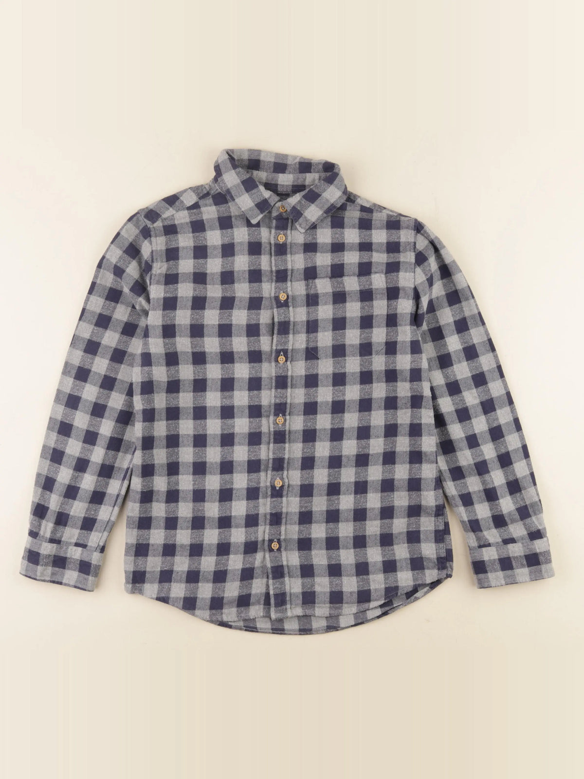 Monoprix - chemise bleu - 10 ans