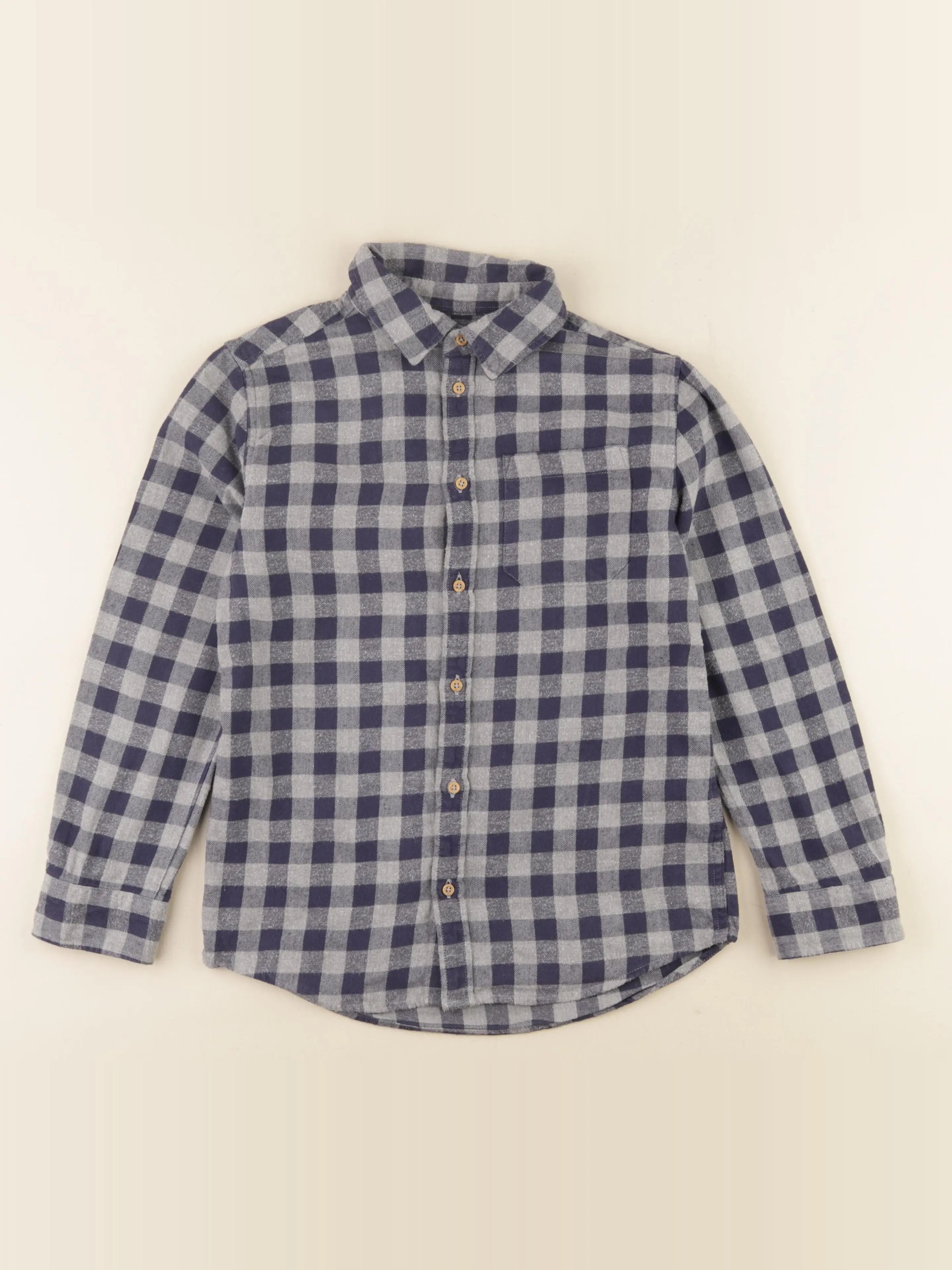 Monoprix - chemise bleu - 10 ans