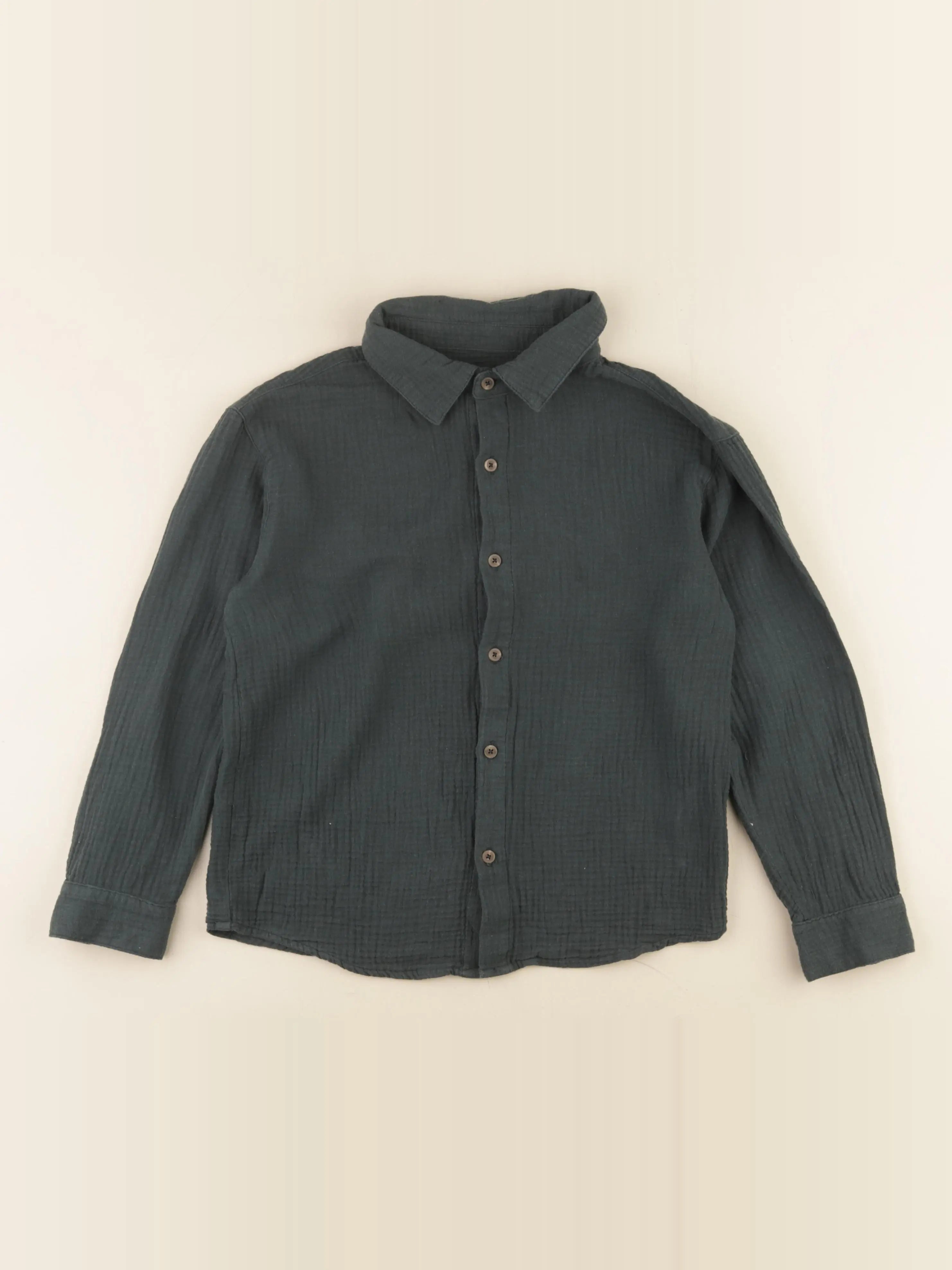 Vertbaudet - chemise vert - 10 ans