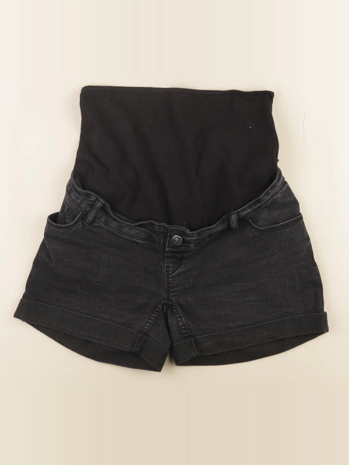 Kiabi - short grossesse noir - 38