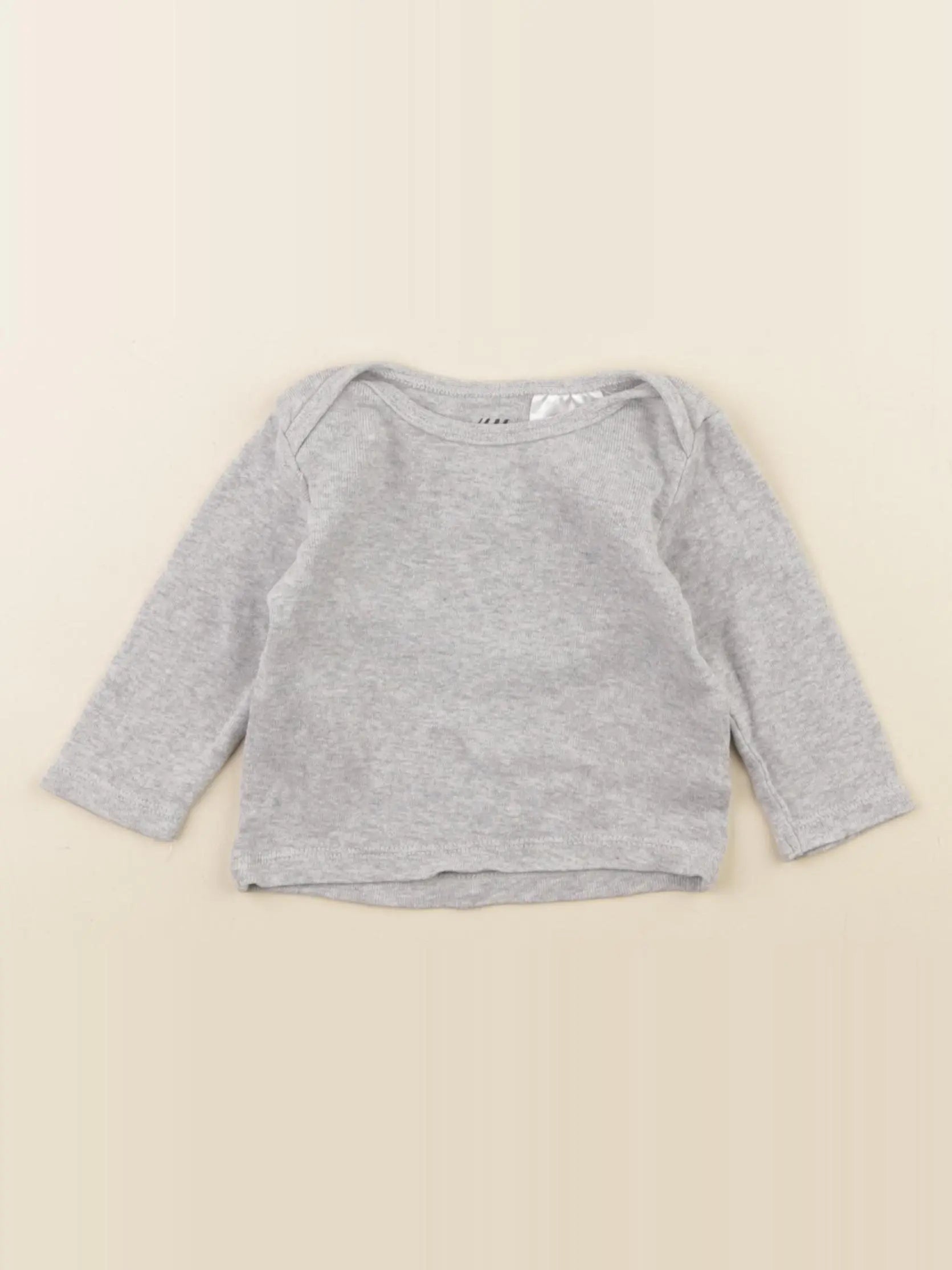 H&M - maillot de corps gris - 1/2 mois