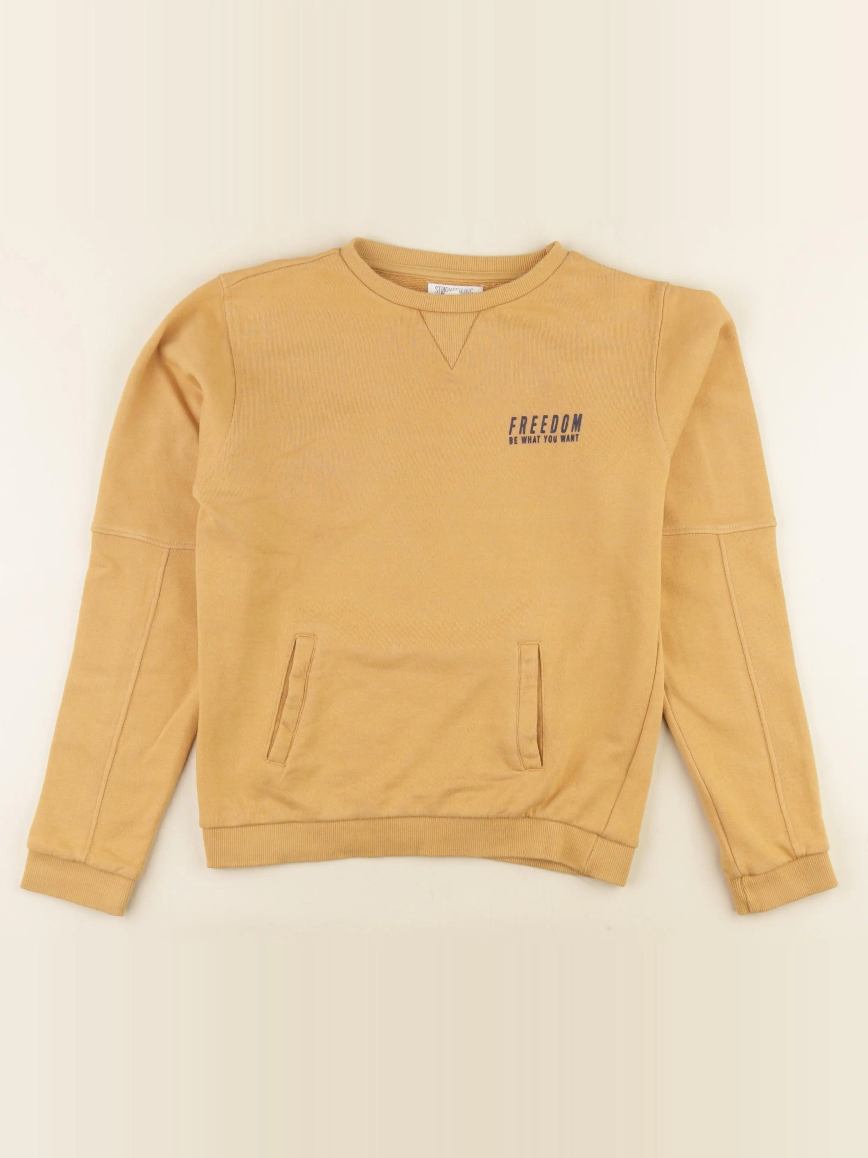Storytelling - sweat orange - 12 ans