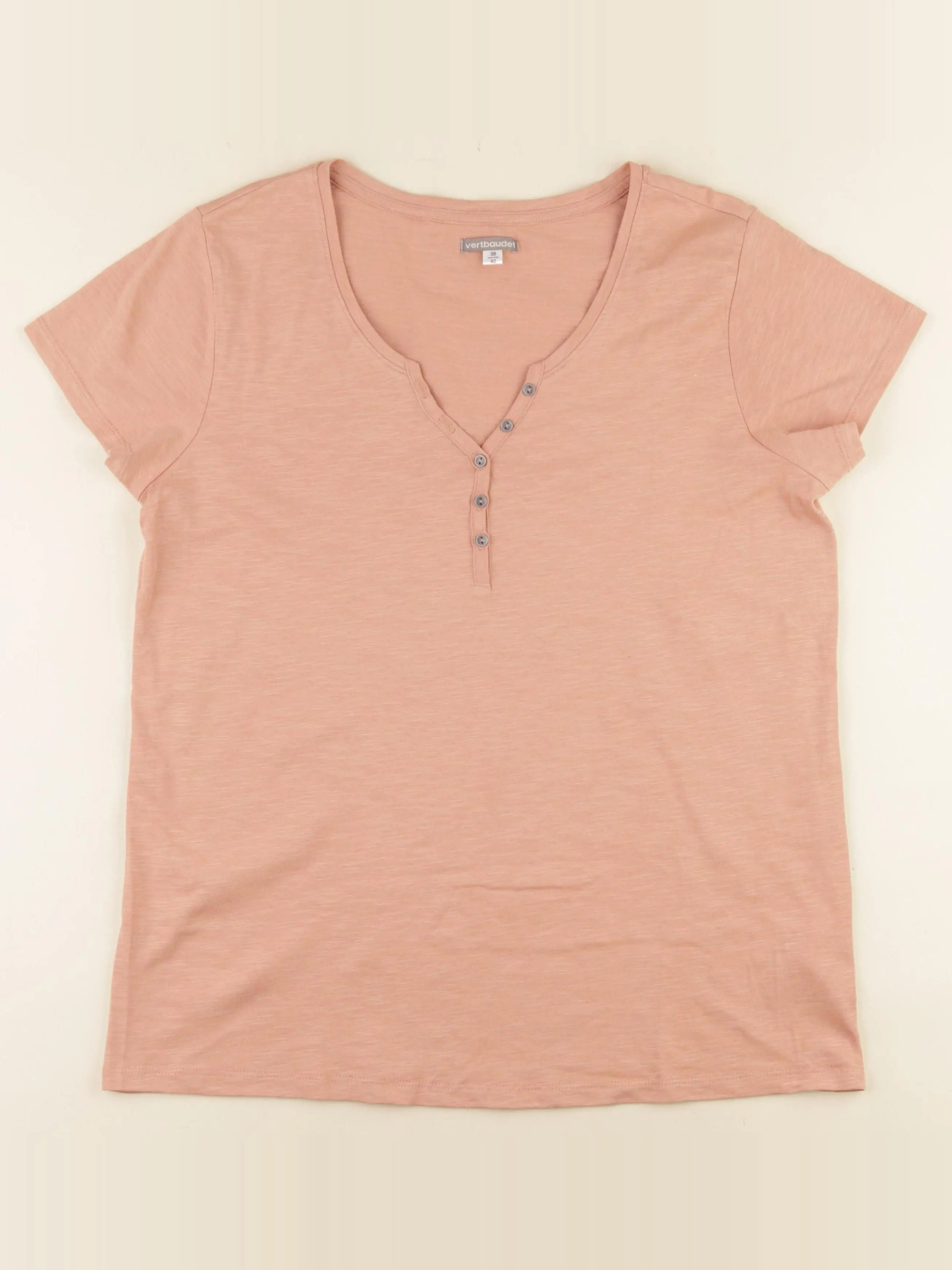 Vertbaudet - tee-shirt grossesse rose - 38 à 40