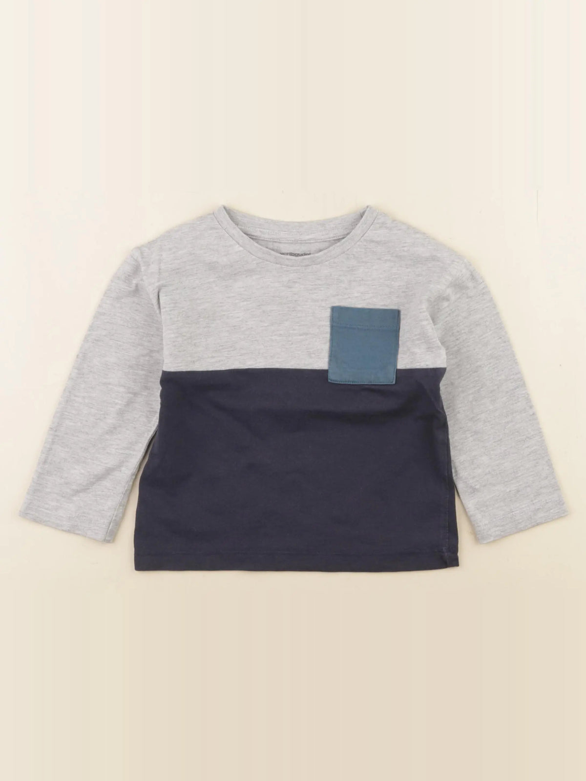 Vertbaudet - tee-shirt gris - 3 ans
