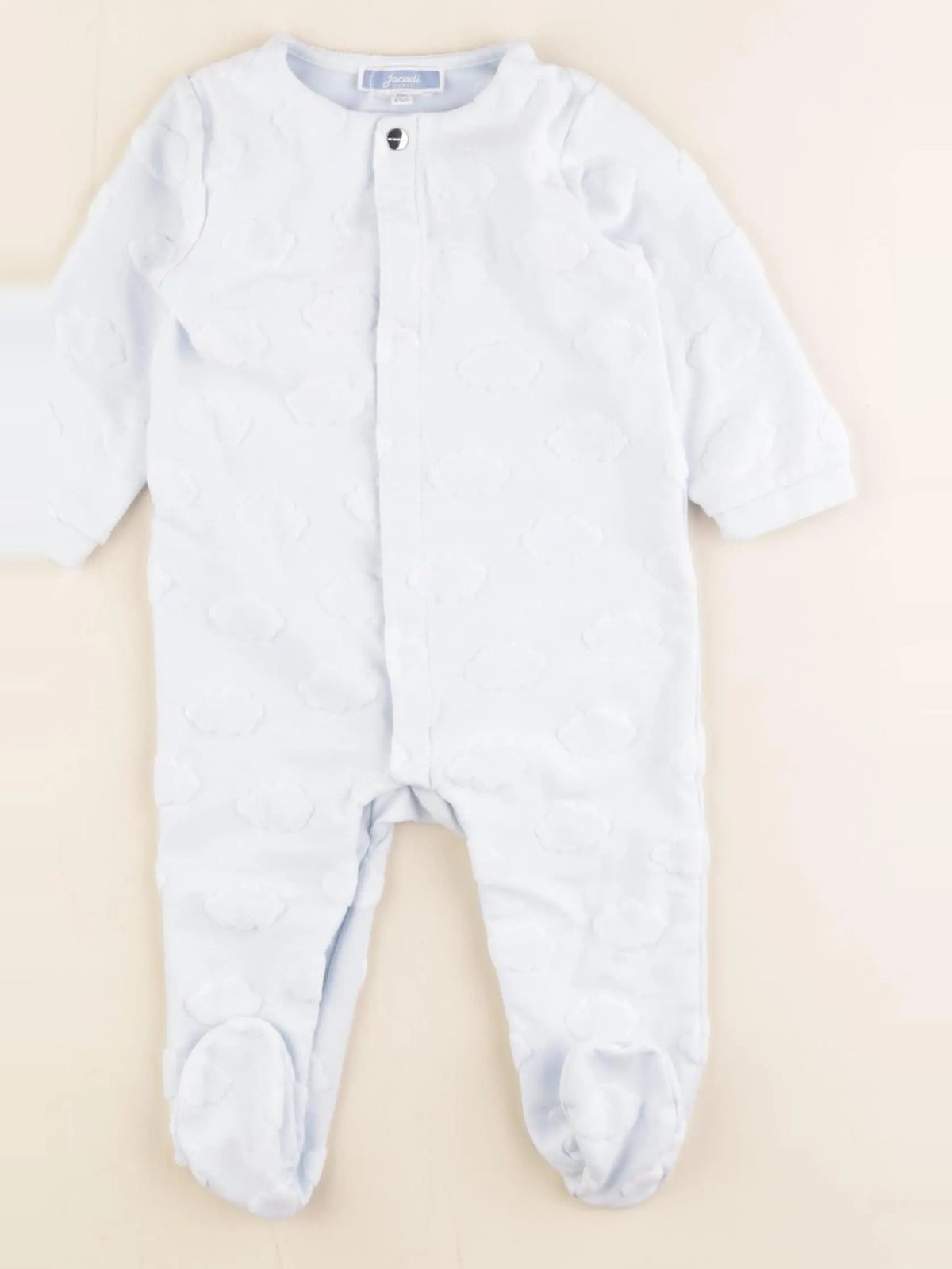 Jacadi - pyjama coton bleu - 12 mois