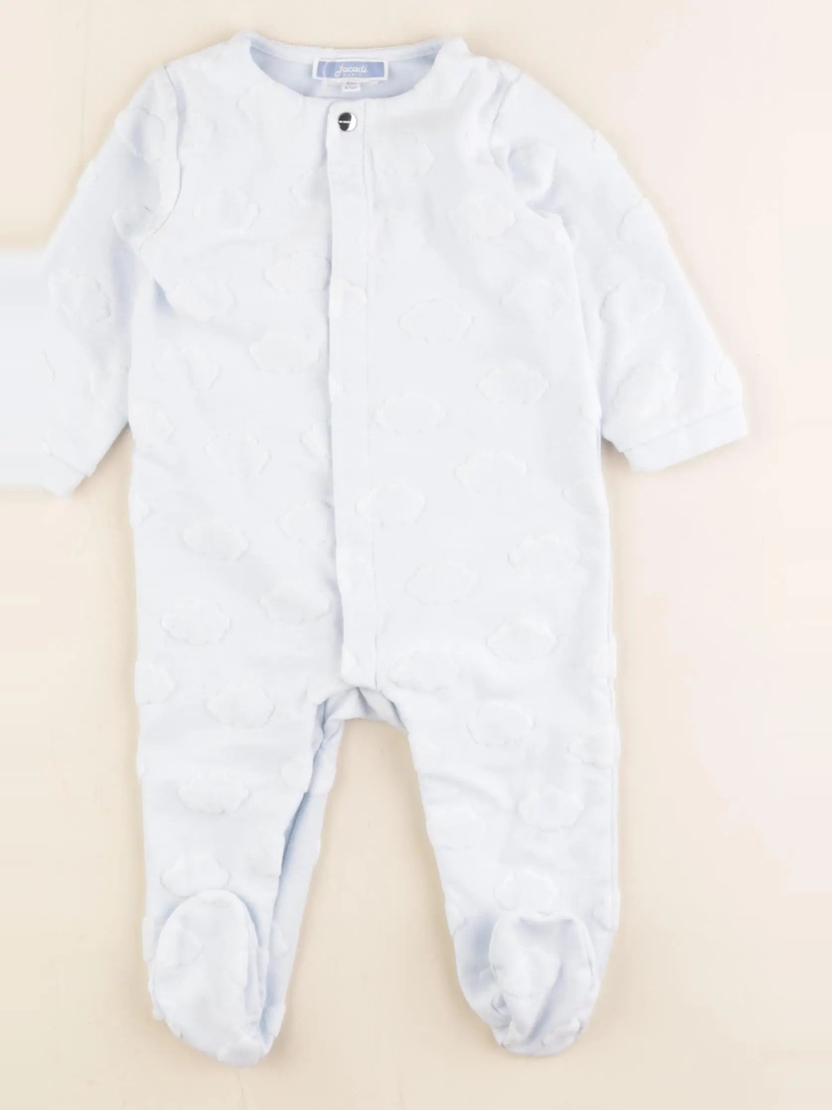 Jacadi - pyjama coton bleu - 12 mois