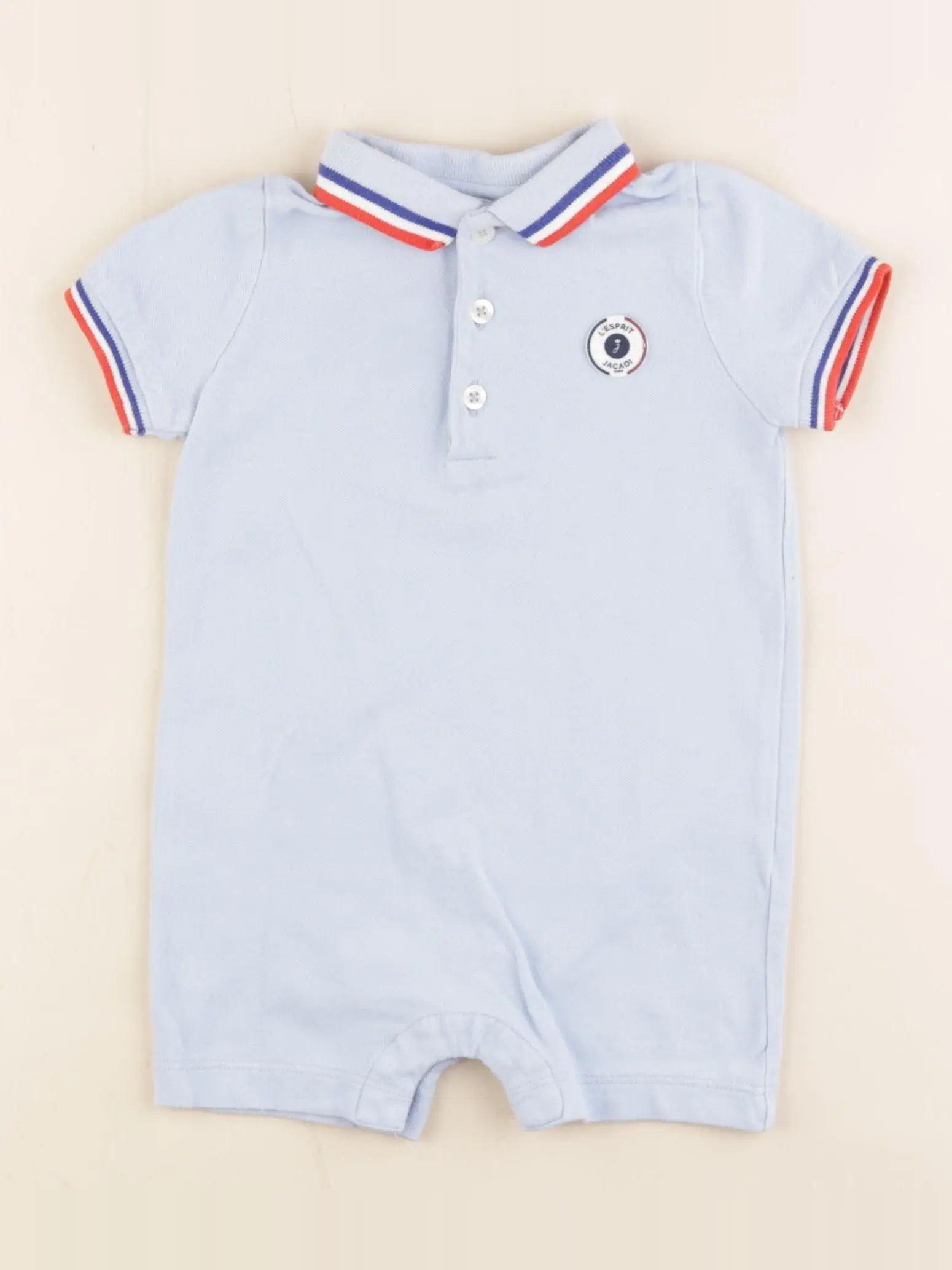 Jacadi - combinaison bleu - 12 mois