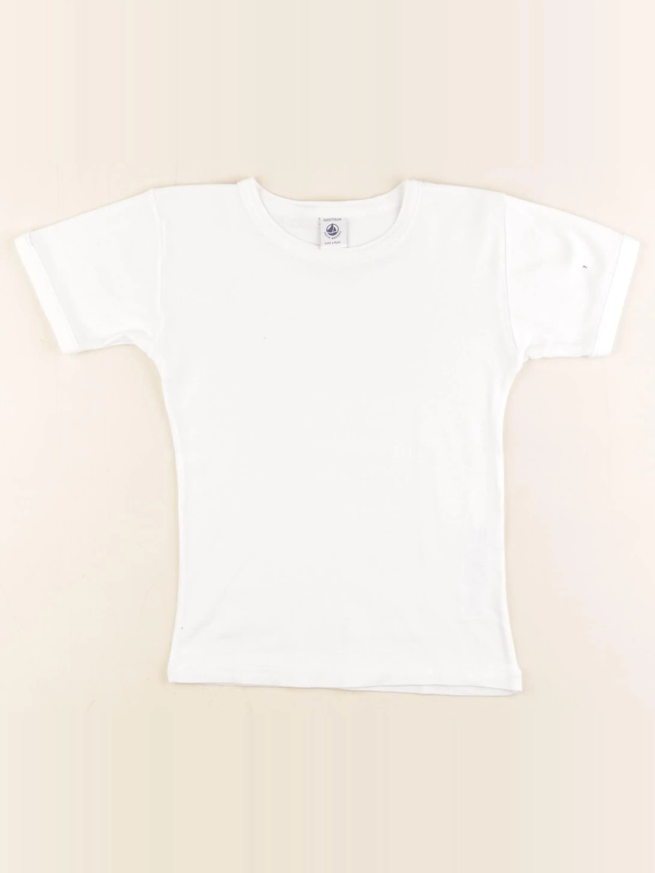 Petit Bateau - maillot de corps blanc - 6 ans