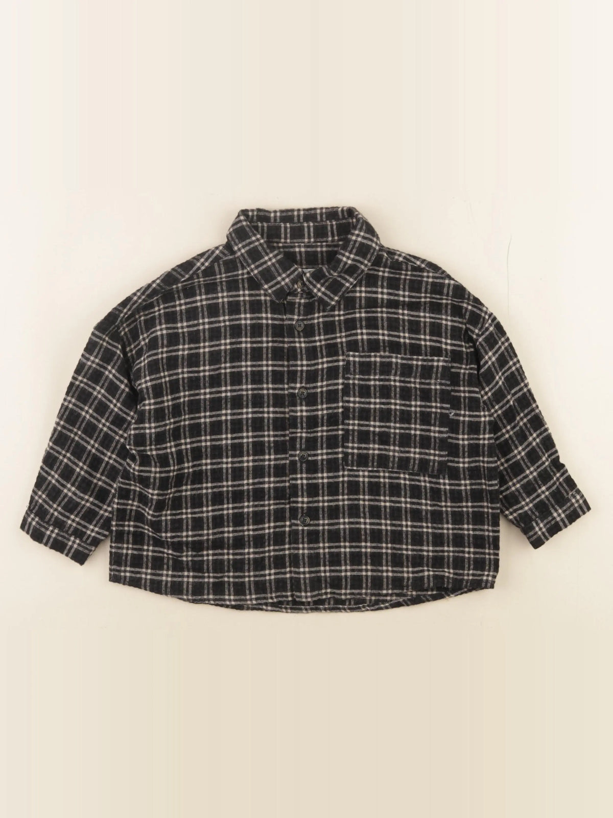 Zara - blouse gris - 3 ans