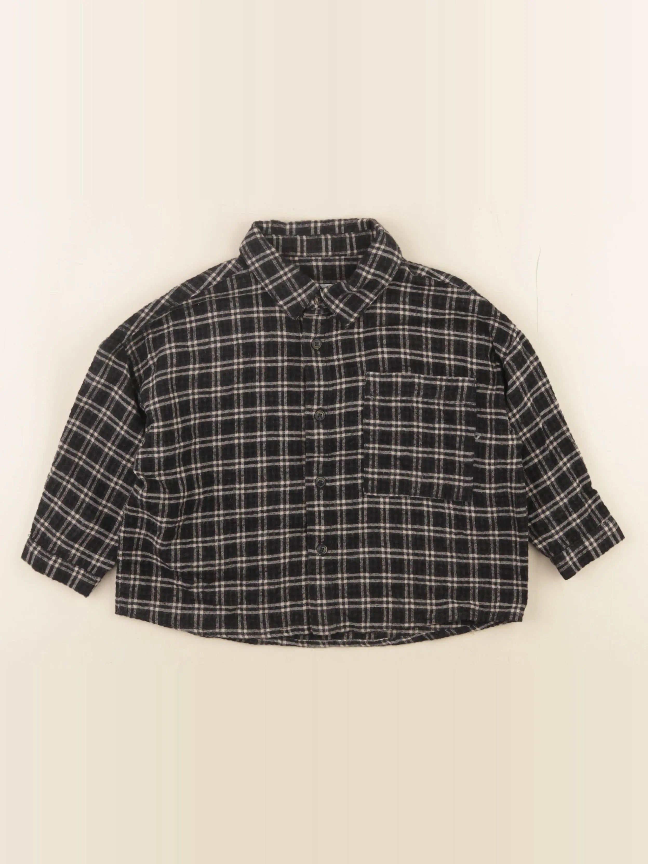 Zara - blouse gris - 3 ans