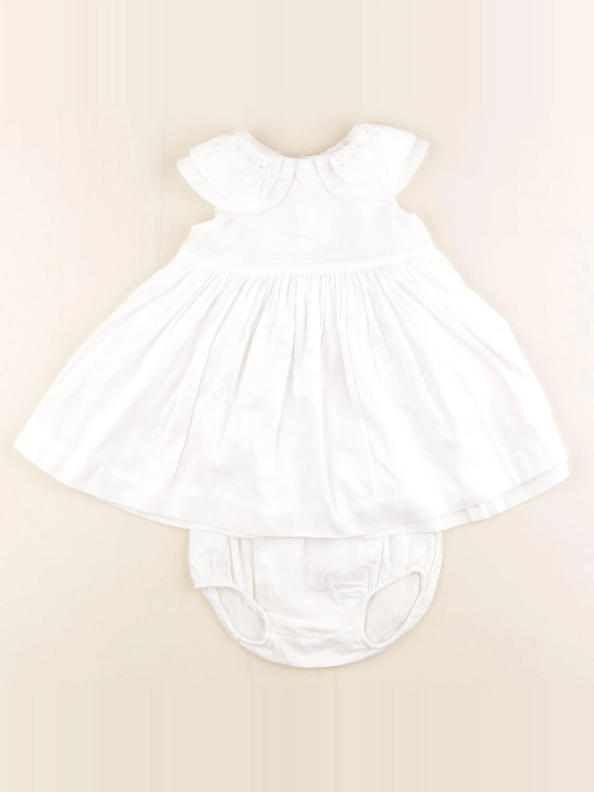 Jacadi - robe blanc - 12 mois