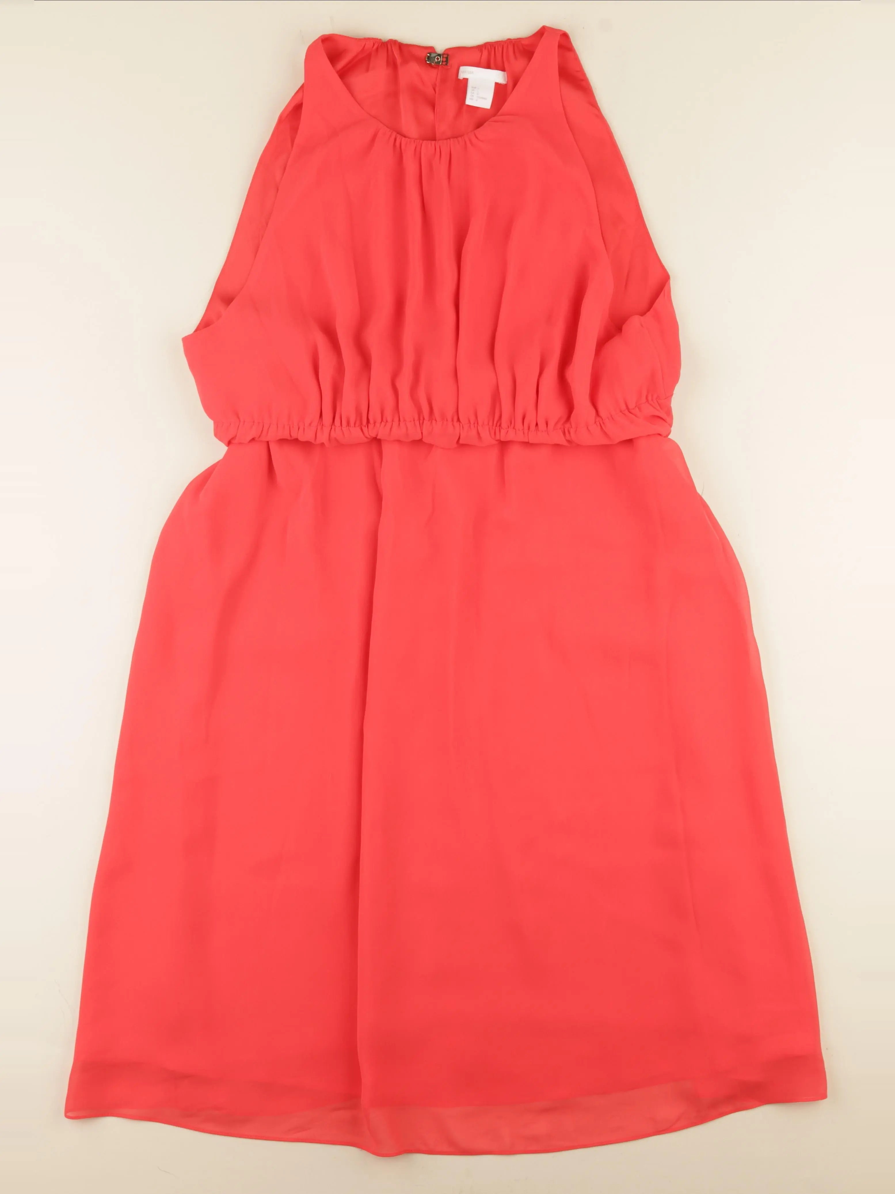 H&M - robe grossesse rouge - l