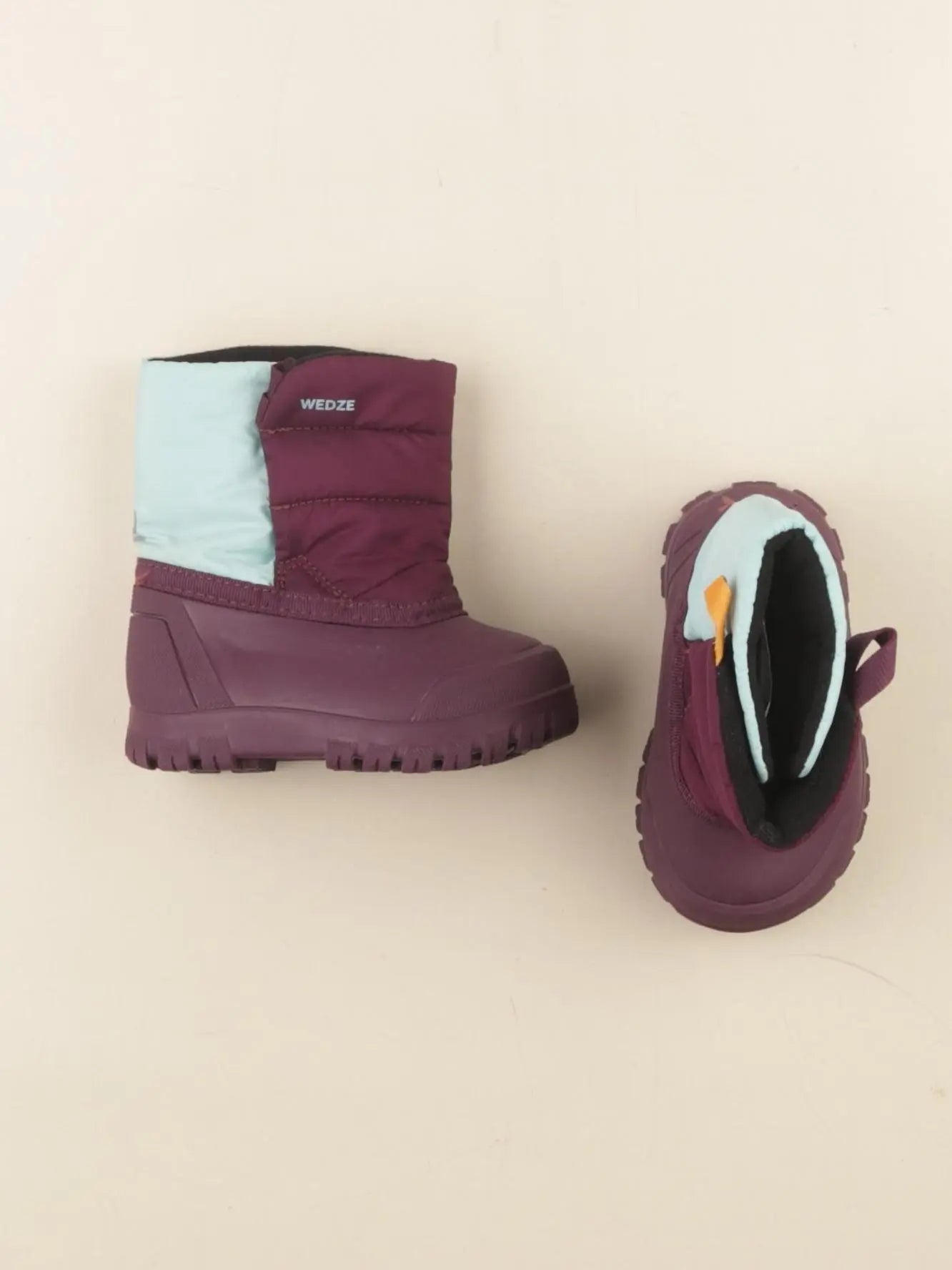 Decathlon ski - boots ski rose, vert - pointure 20/21