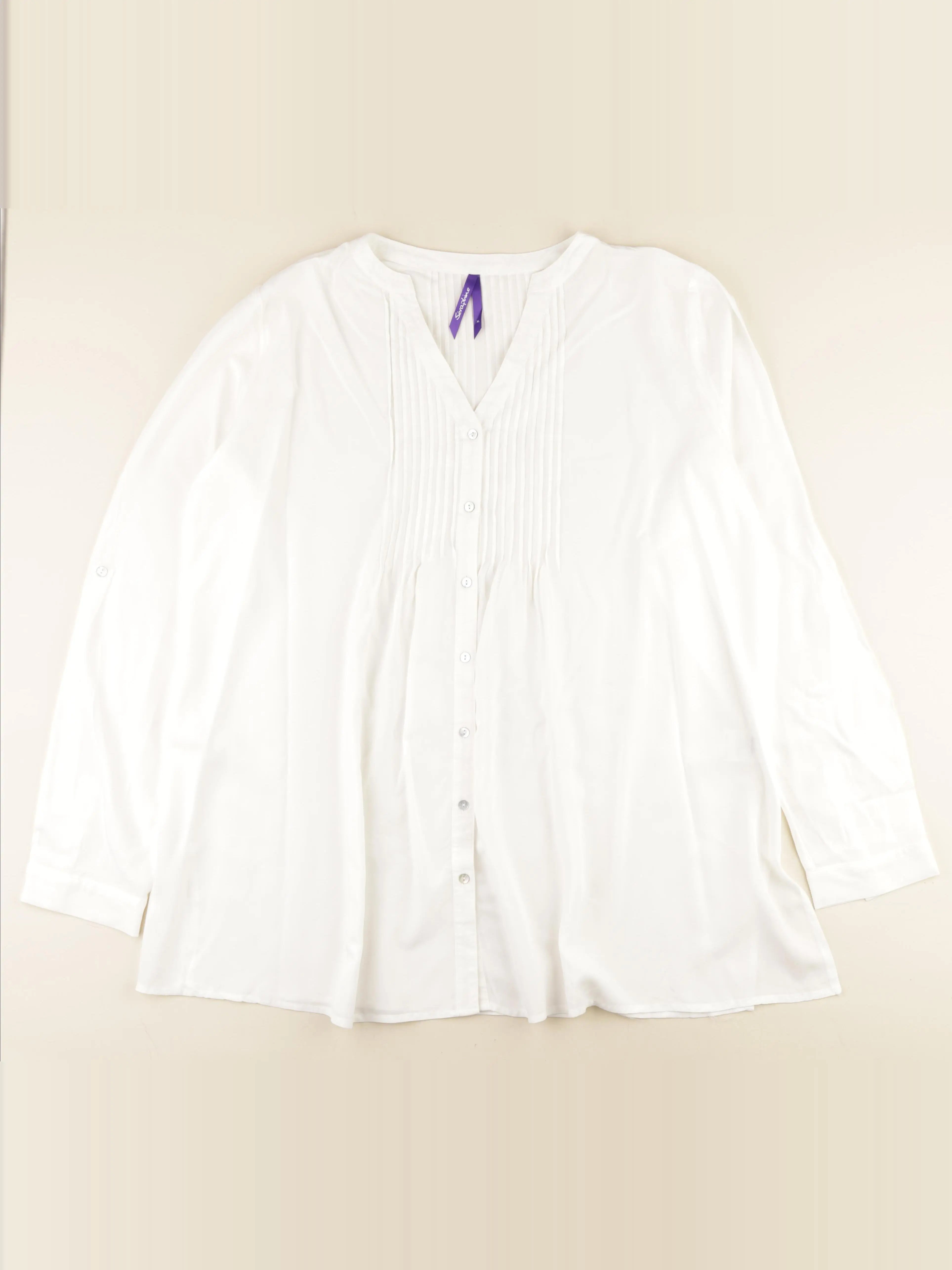 Seraphine - blouse grossesse blanc - xl