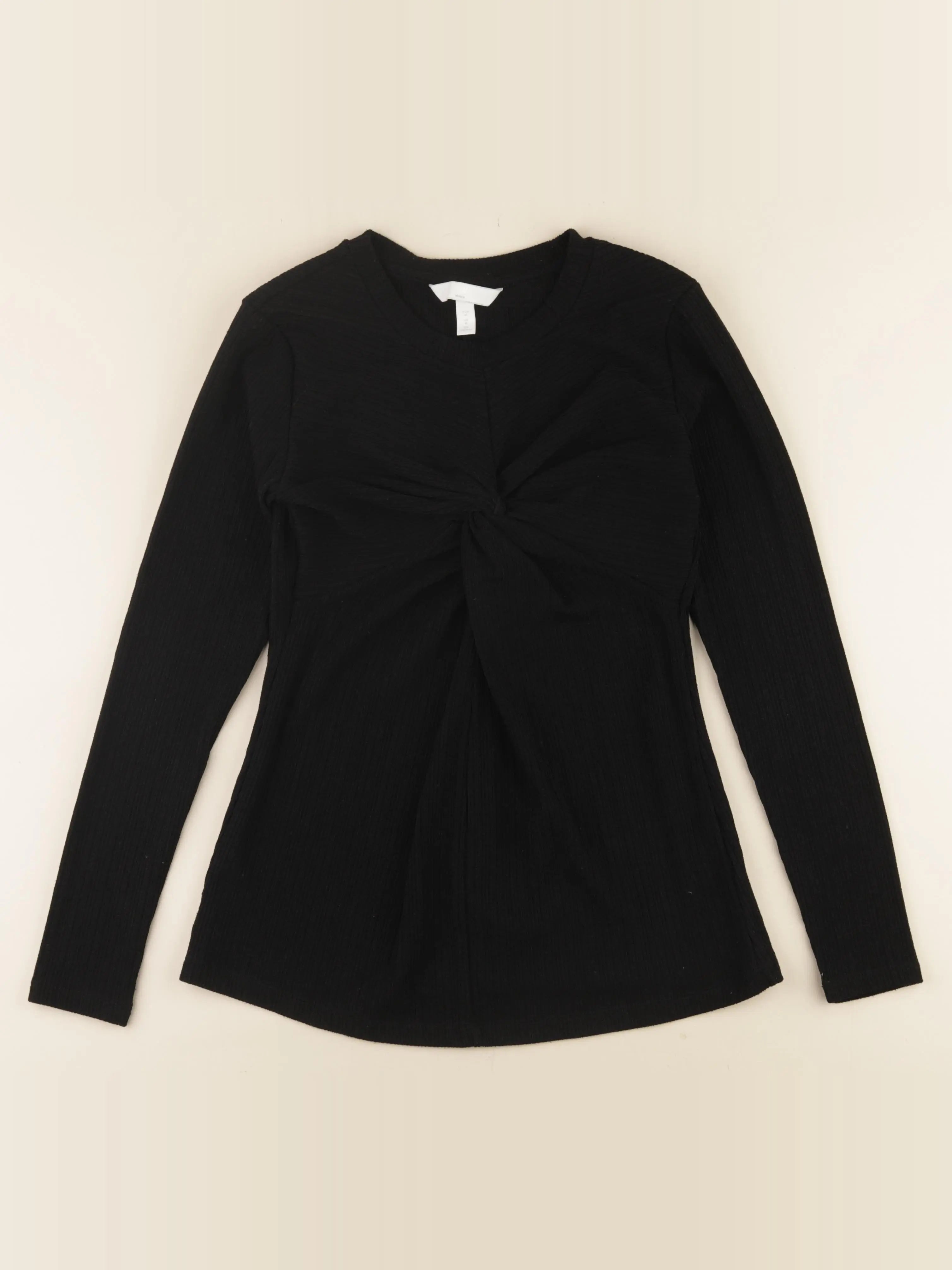 H&M - tee-shirt grossesse noir - m