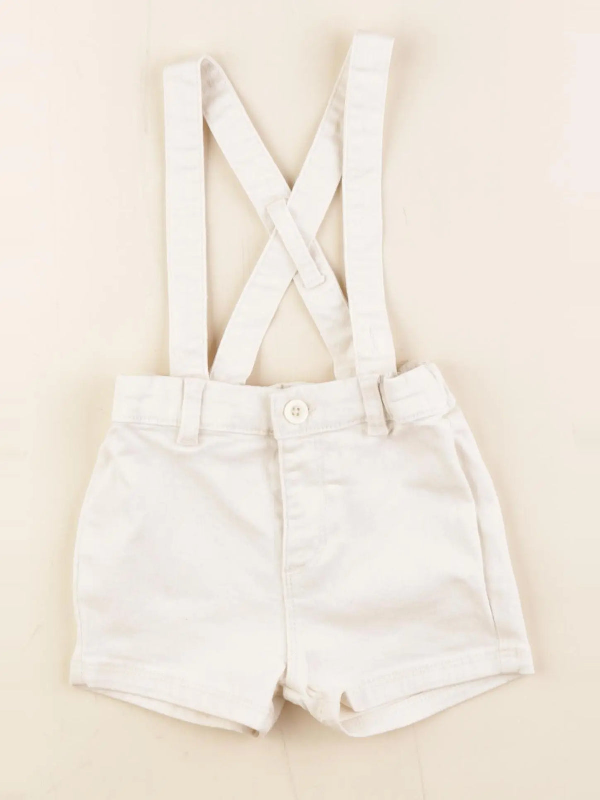 Petit Bateau - short blanc - 12 mois