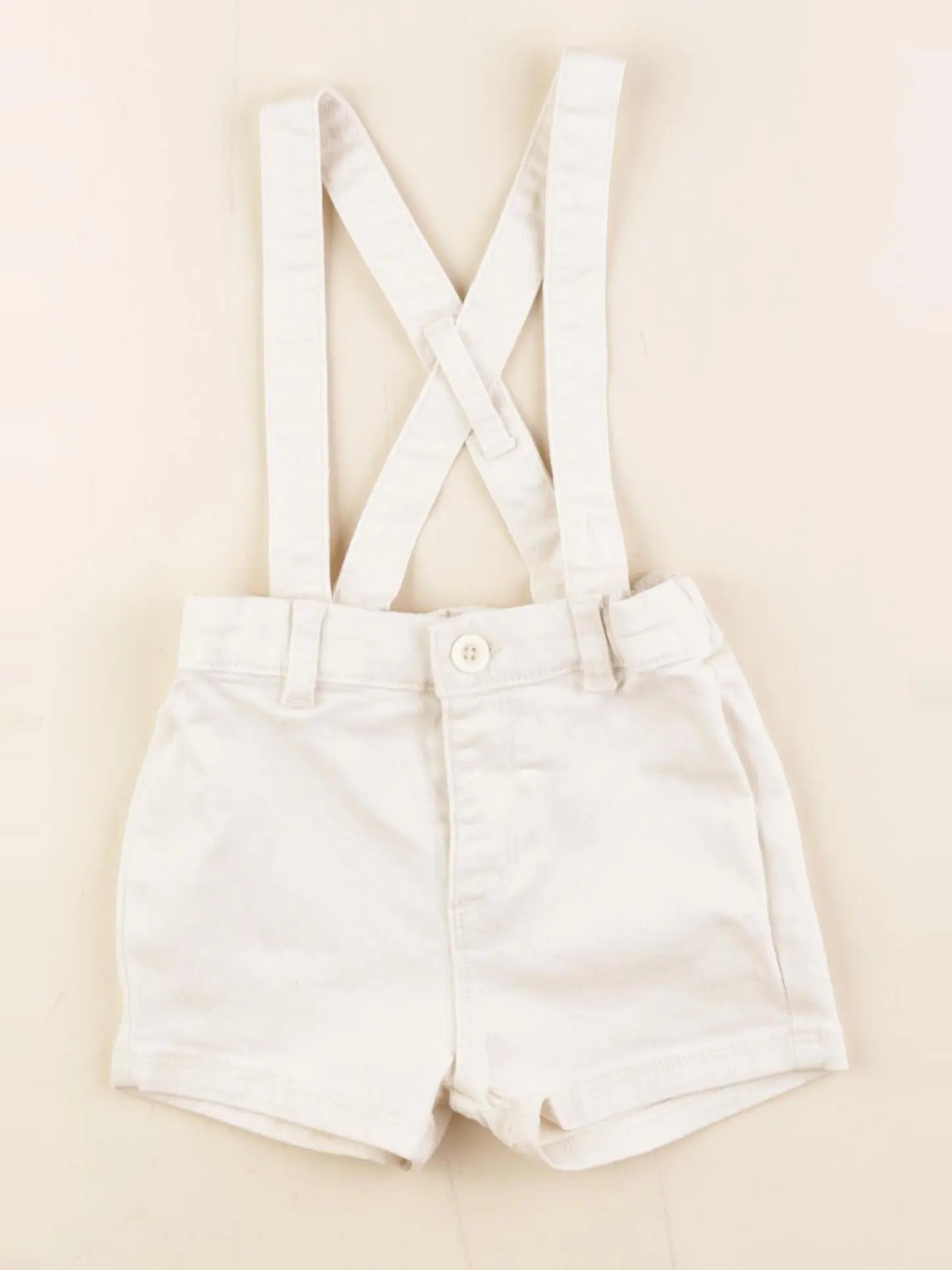 Petit Bateau - short blanc - 12 mois