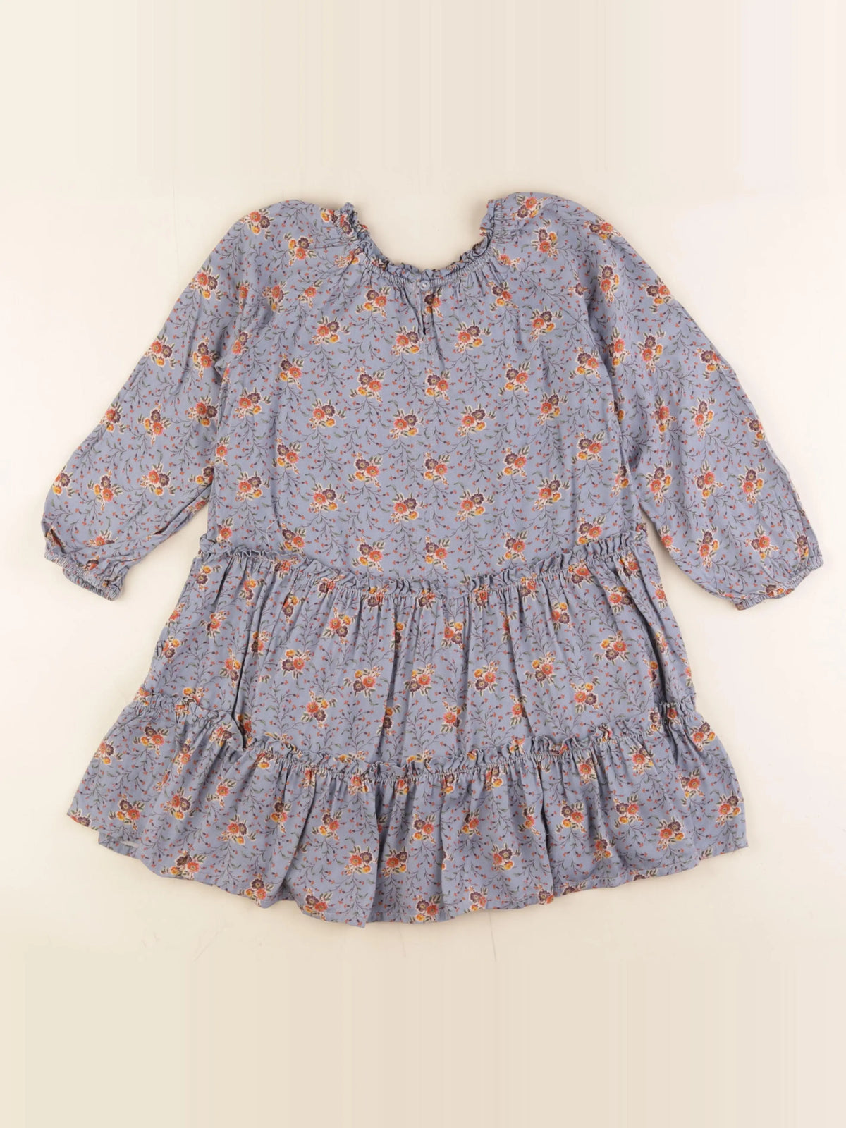 Zara - robe bleu - 7 ans