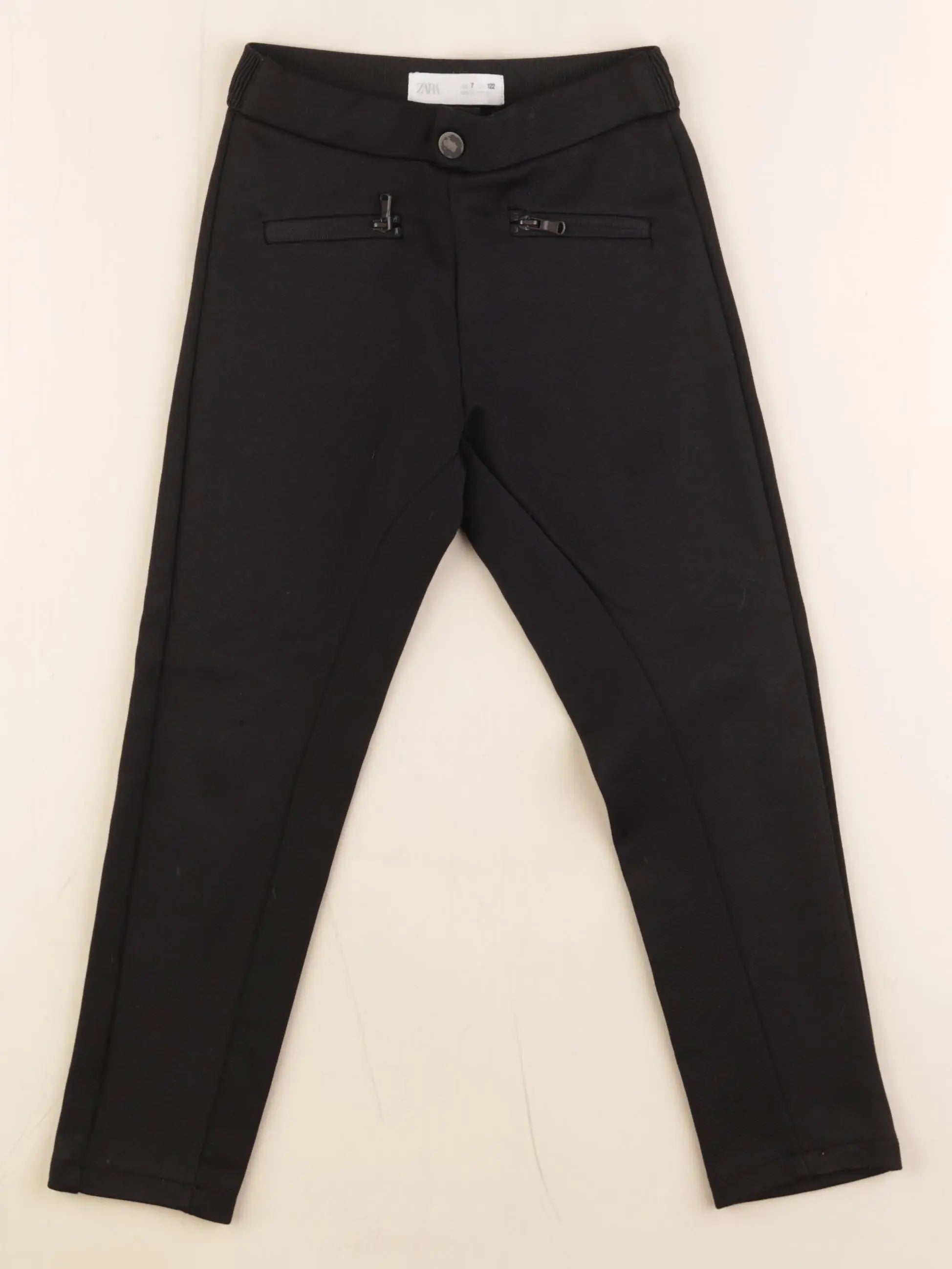 Zara - jegging noir - 7 ans