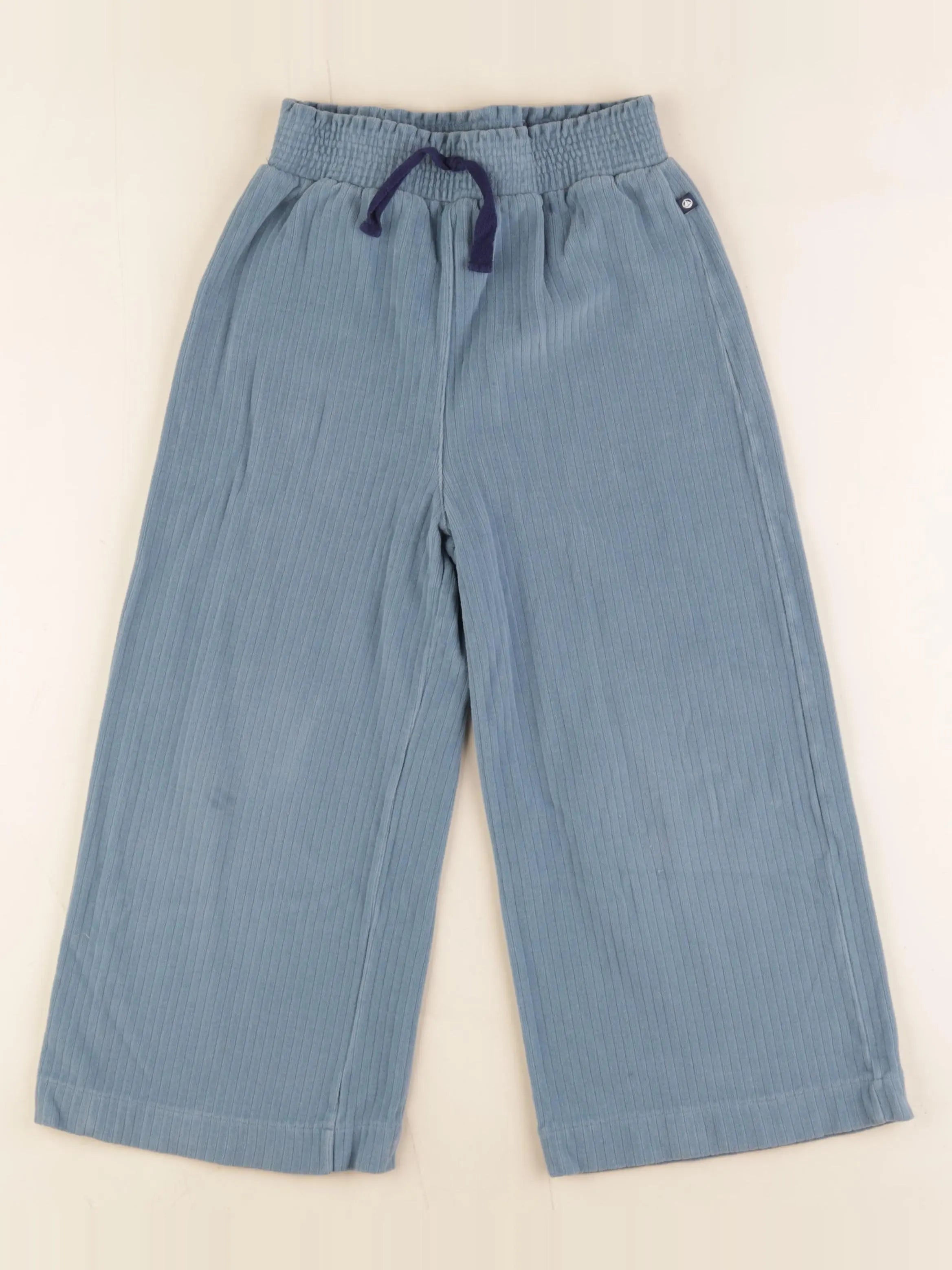 Petit Bateau - pantalon bleu - 8 ans