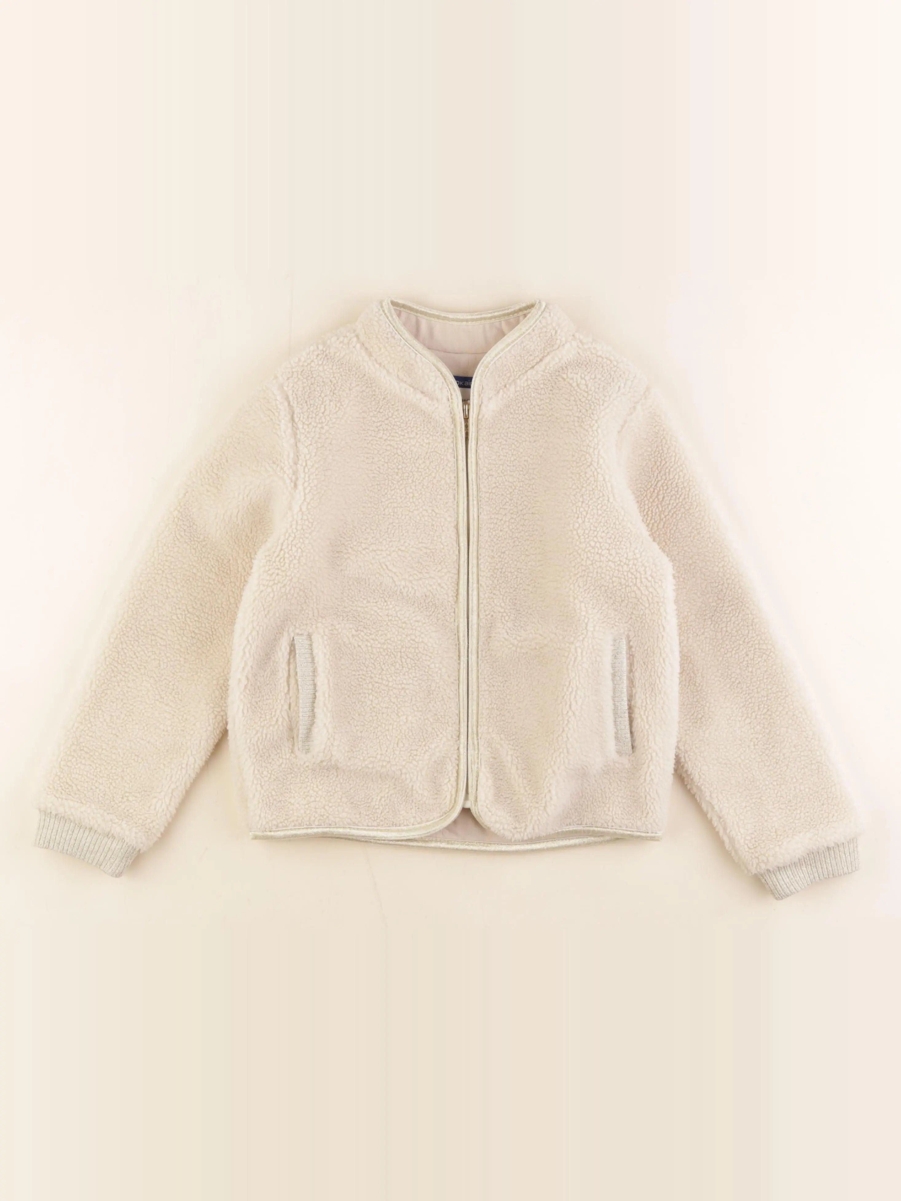 Okaidi - veste doublé beige - 8 ans