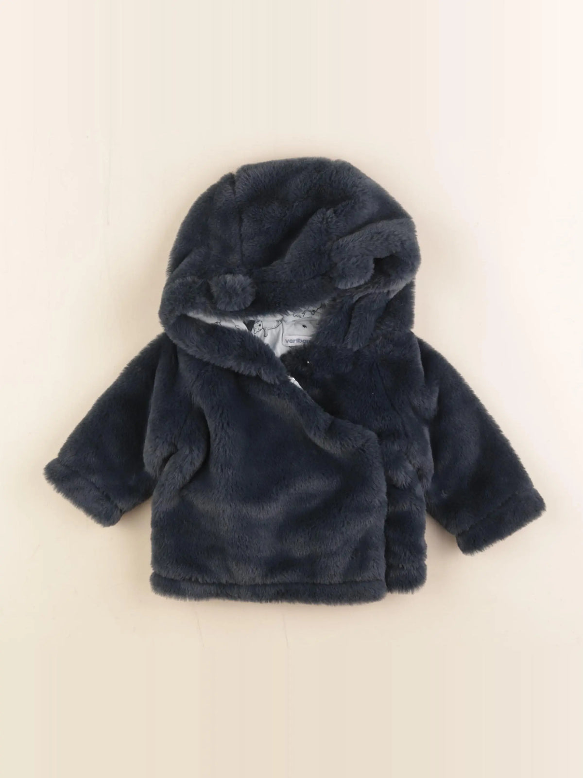 Vertbaudet - veste bleu - 3 mois