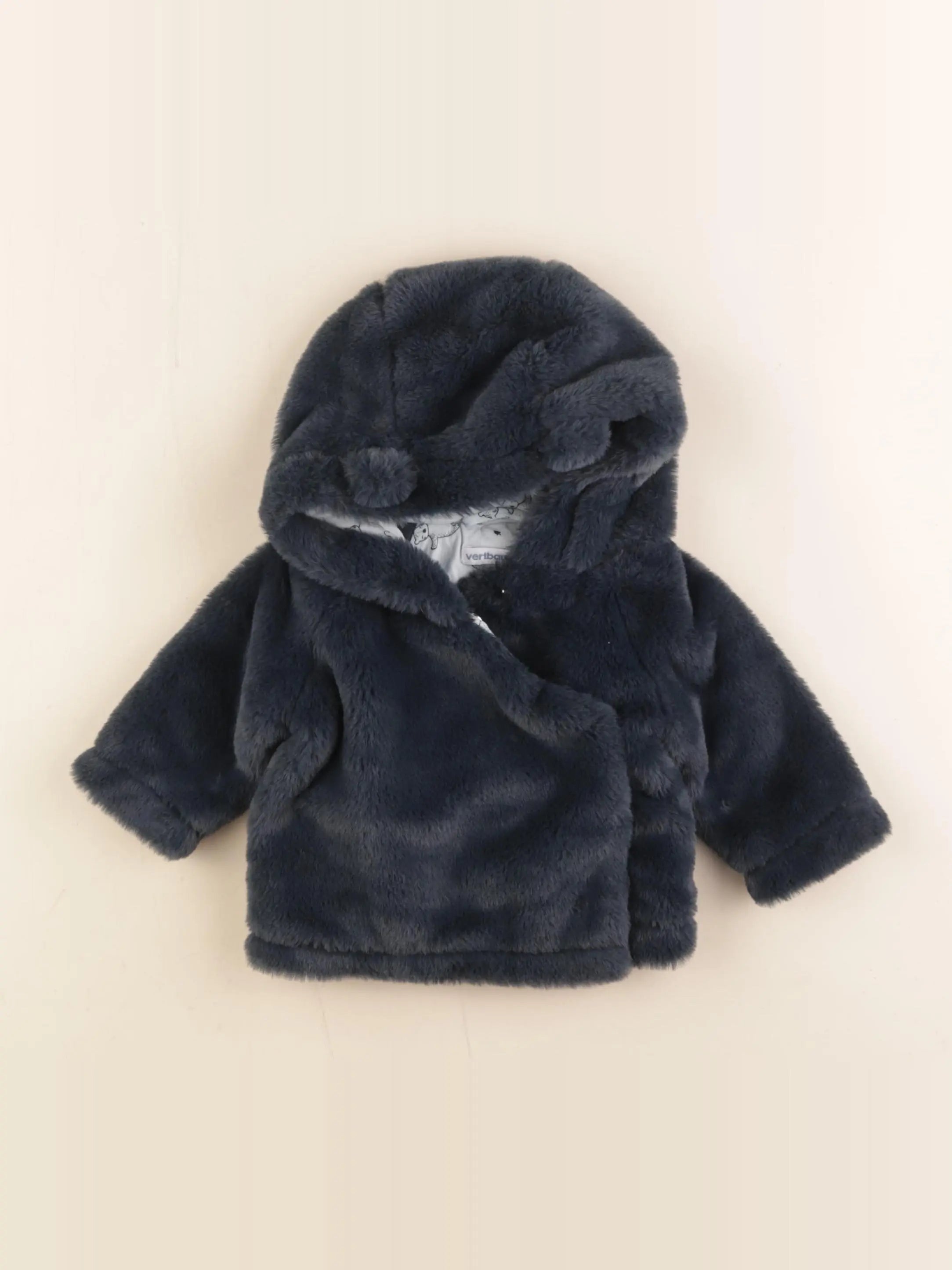 Vertbaudet - veste bleu - 3 mois