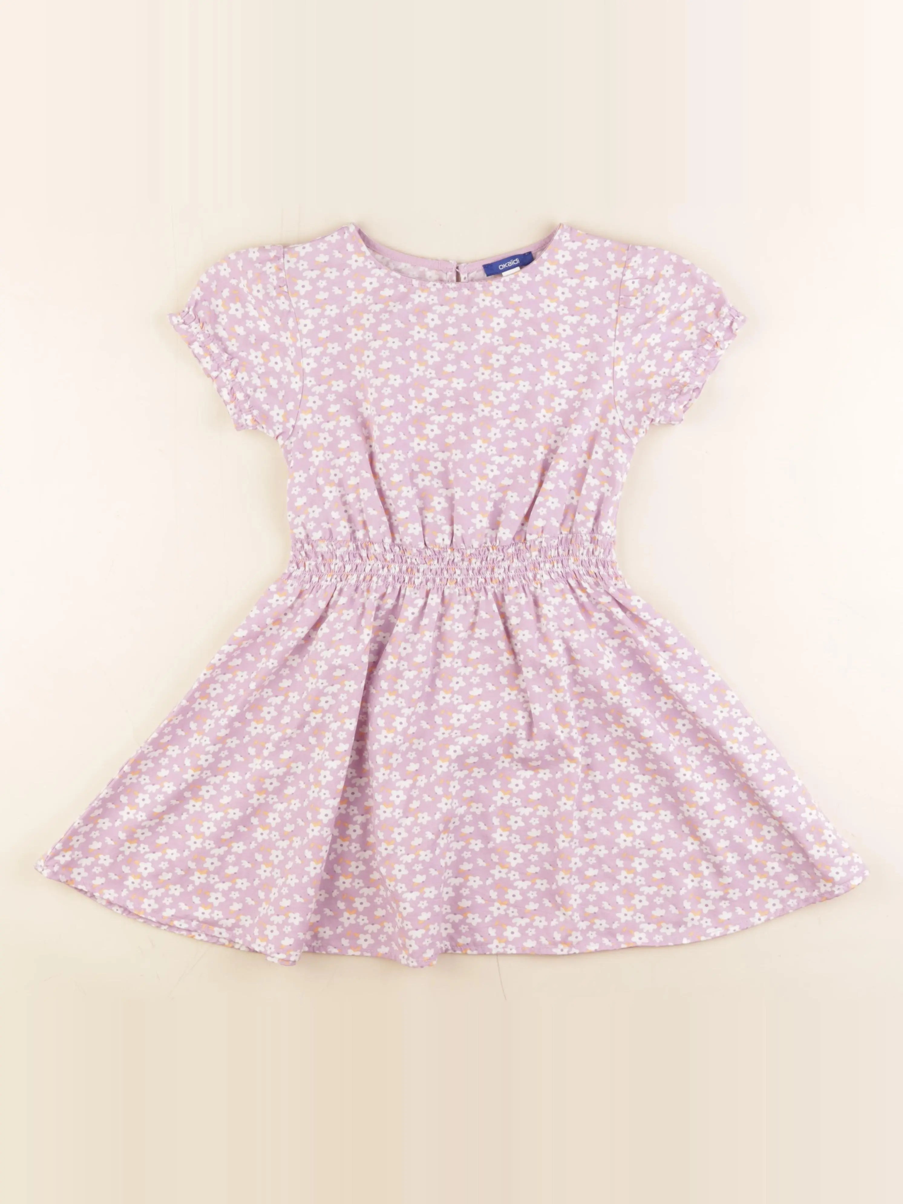 Okaidi - robe violet - 8 ans