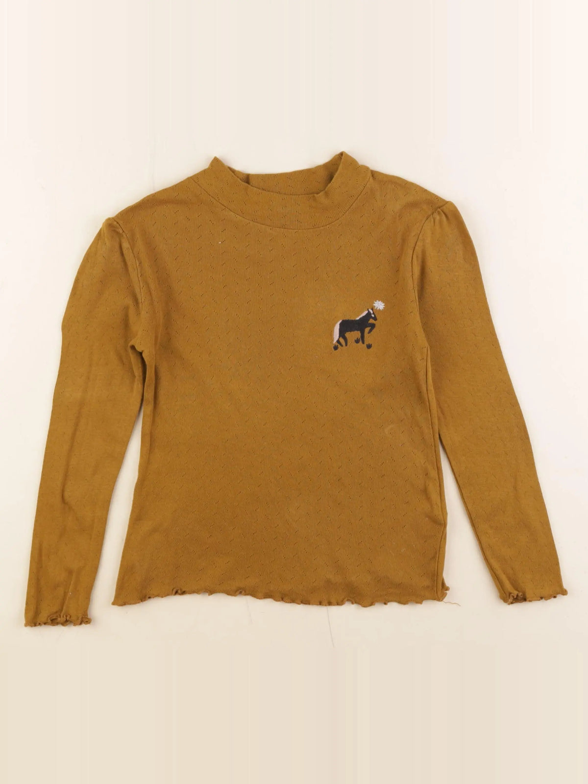 Tape à l'oeil - sous-pull jaune - 8 ans