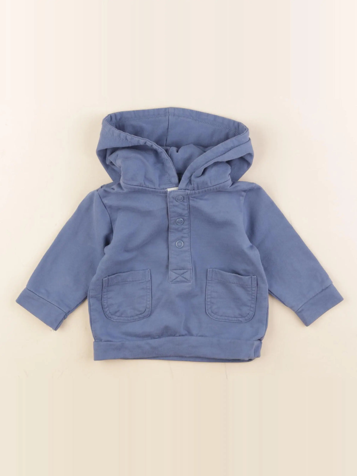La Redoute - sweat bleu - 6 mois